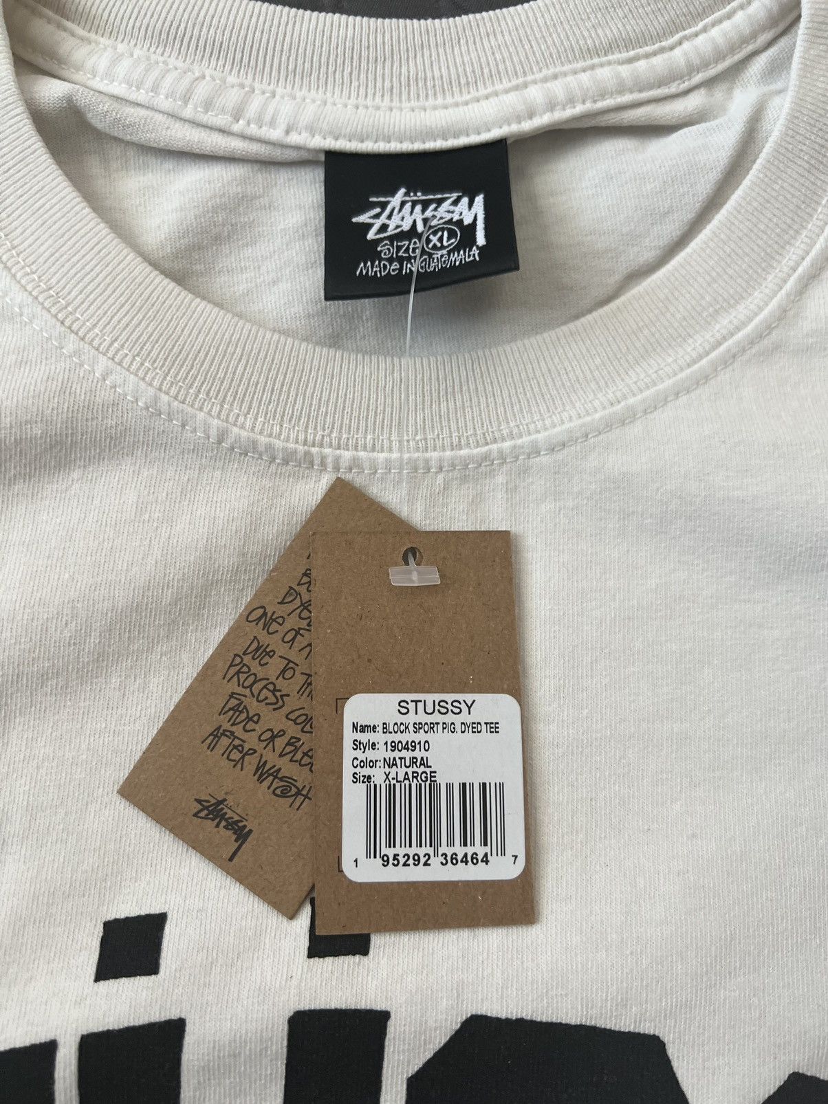 Stussy Stussy Block Sport Pigment Dyed Tee | Grailed