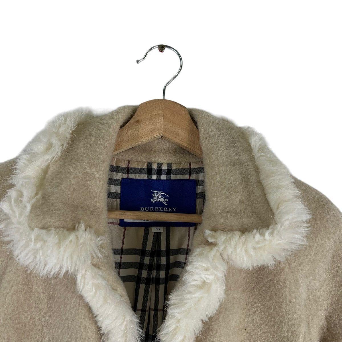 Burberry VINTAGE BURBERRY LONDON BLUE LABEL JACKET MINK FUR COLLAR Size XS / US 0-2 / IT 36-38 - 9 Thumbnail