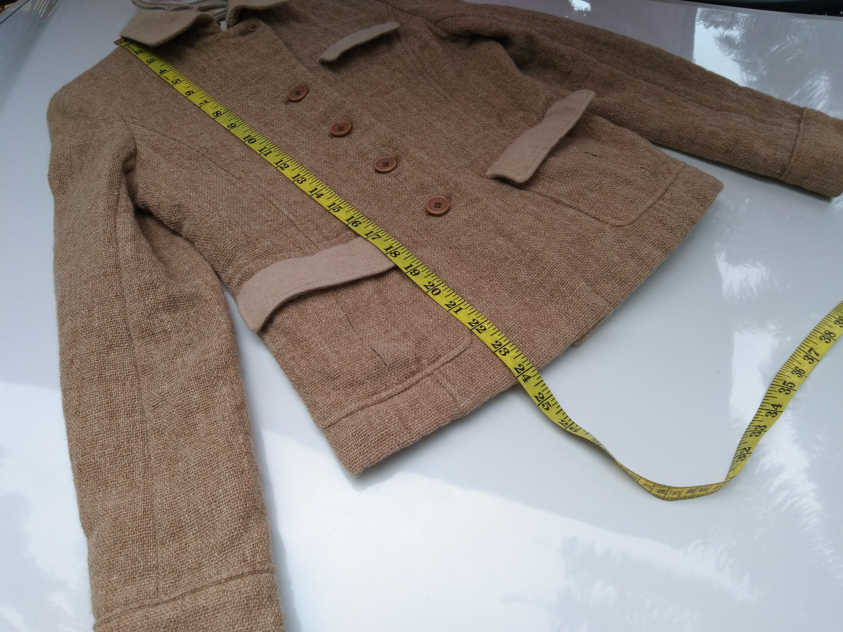 Comme Ca Ism × Japanese Brand COMME CA DU MODE TWEED JACKET Size XXS / US 00 / IT 34 - 10 Thumbnail