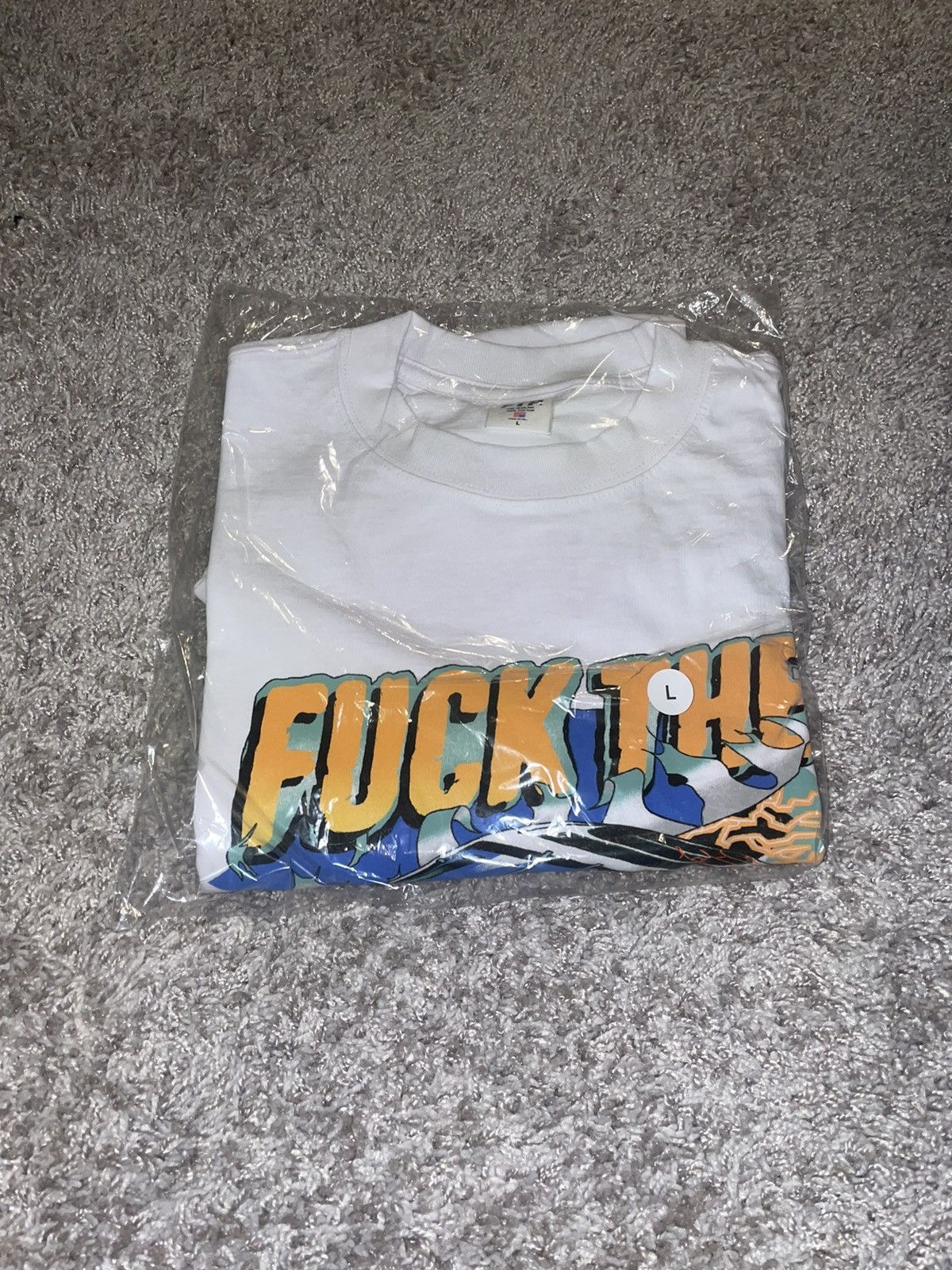 Fuck The Population FTP NASCAR White Shirt Size US L / EU 52-54 / 3 - 2 Thumbnail