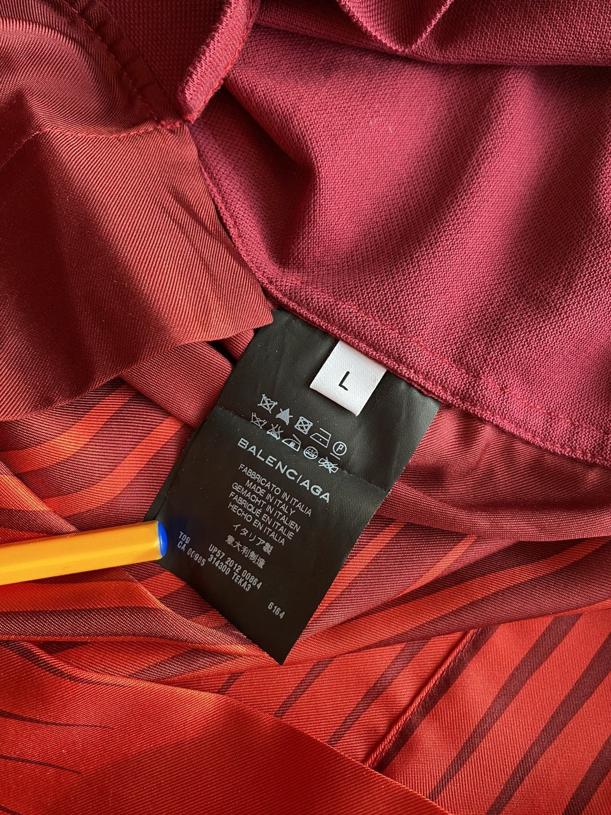 Balenciaga SS12 Balenciaga Two Tone Abstract Silk Polo T-Shirt Size US L / EU 52-54 / 3 - 11 Thumbnail