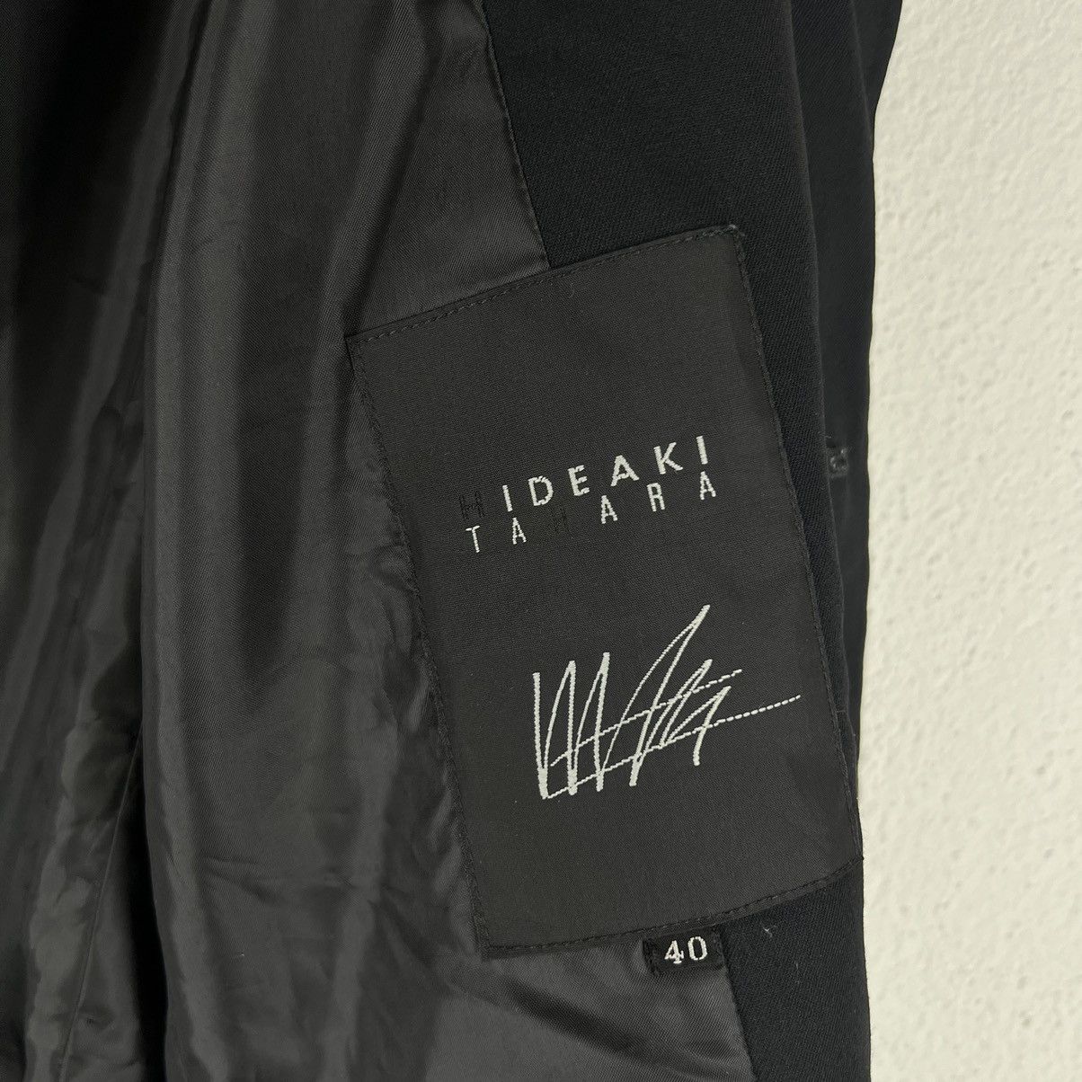 Japanese Brand ICONIC BLACK HIDEAKI TAHARA BY YOHJI YAMAMOTO JAPAN FABRIC Size US M / EU 48-50 / 2 - 9 Thumbnail