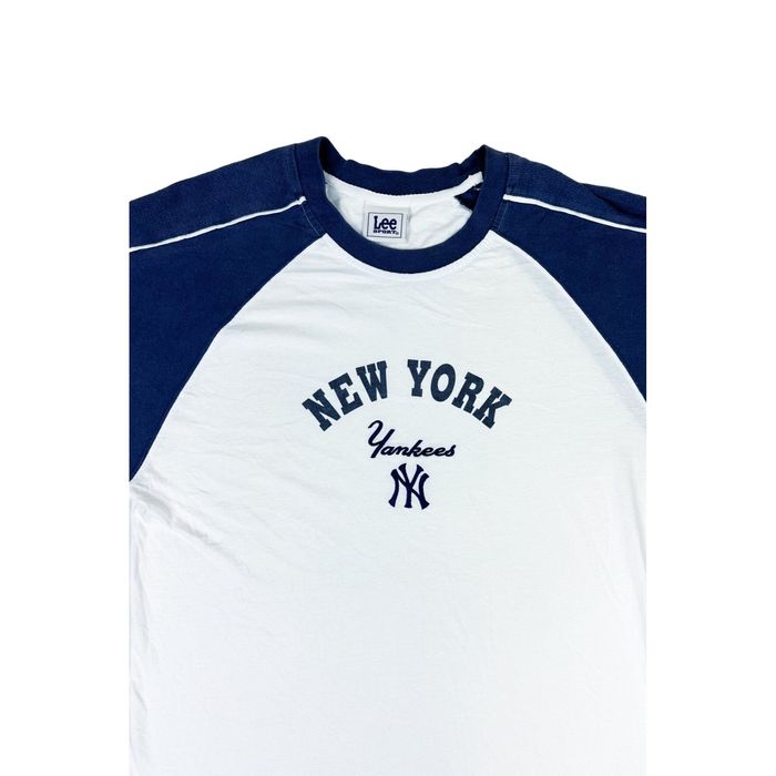 Vintage 90s MLB Lee New York Yankees T-Shirt Baseball Embroidered | Grailed