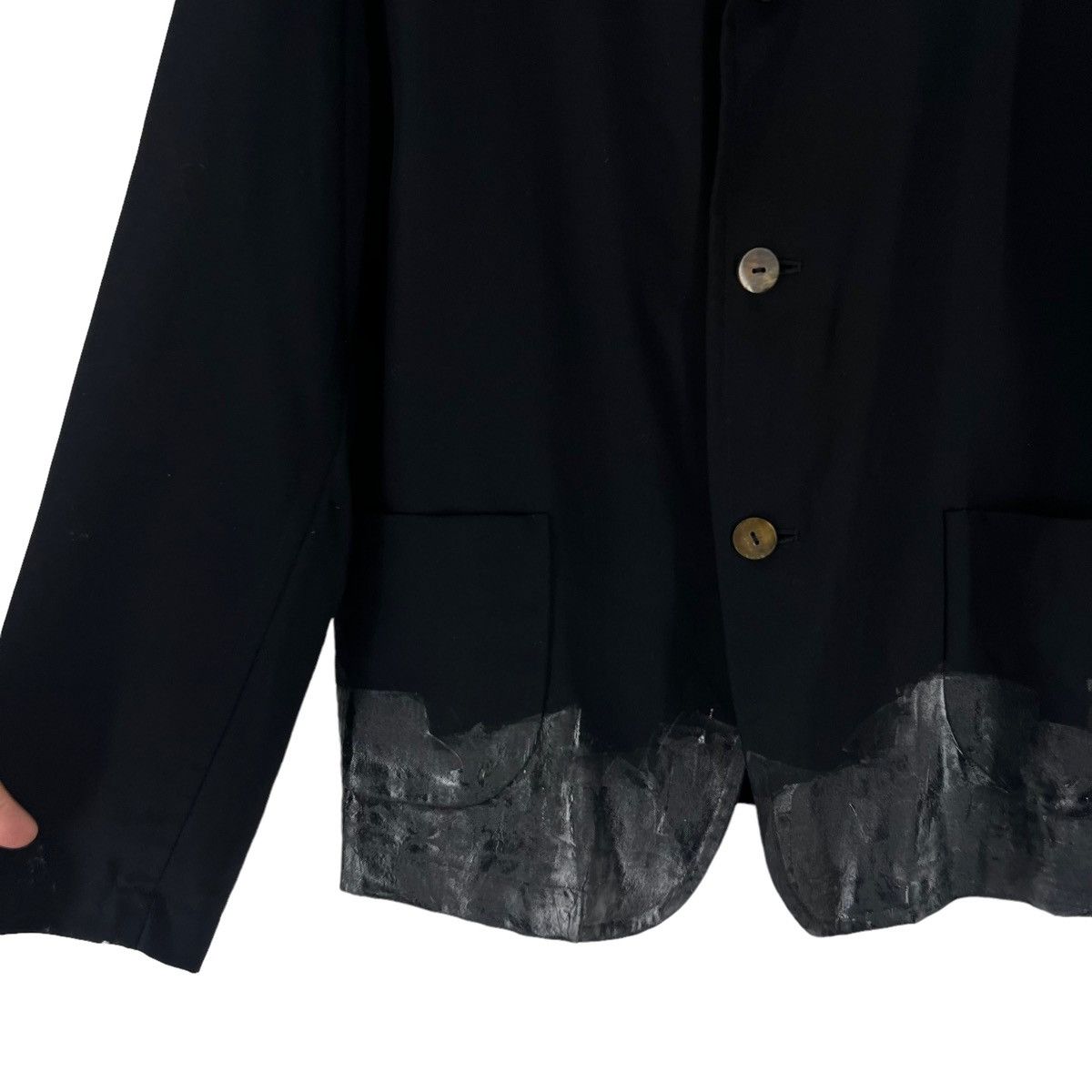 Japanese Brand ICONIC BLACK HIDEAKI TAHARA BY YOHJI YAMAMOTO JAPAN FABRIC Size US M / EU 48-50 / 2 - 5 Thumbnail