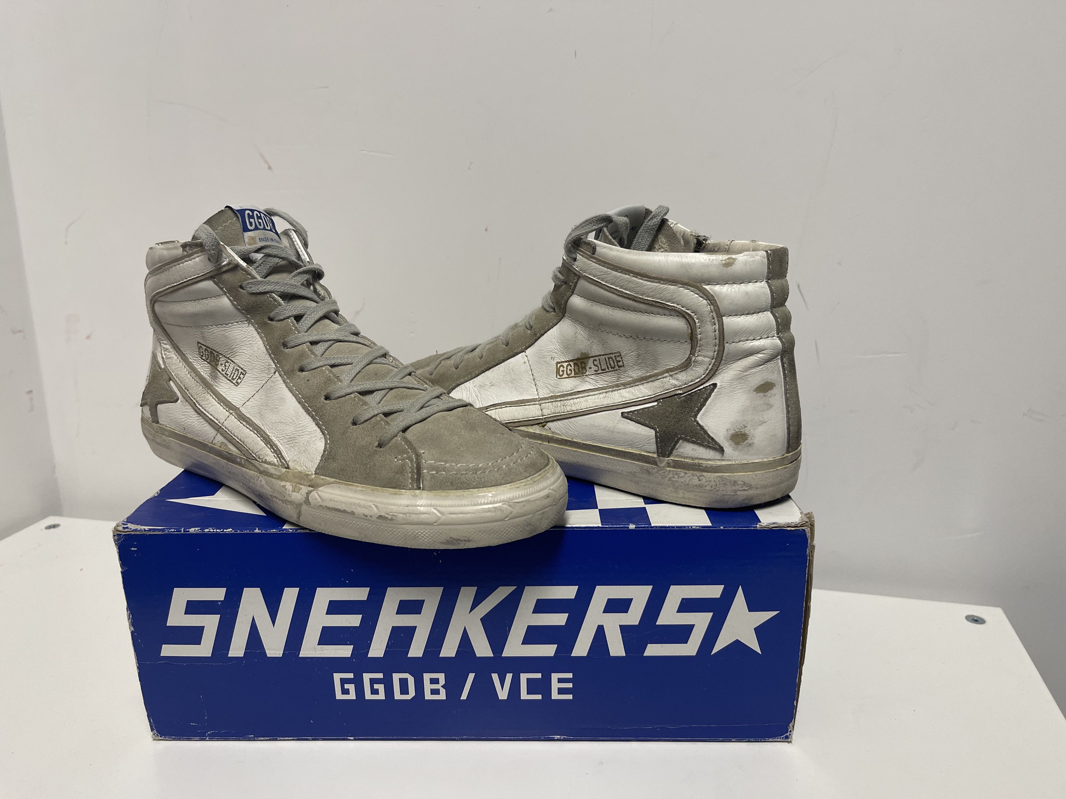golden goose slide high top
