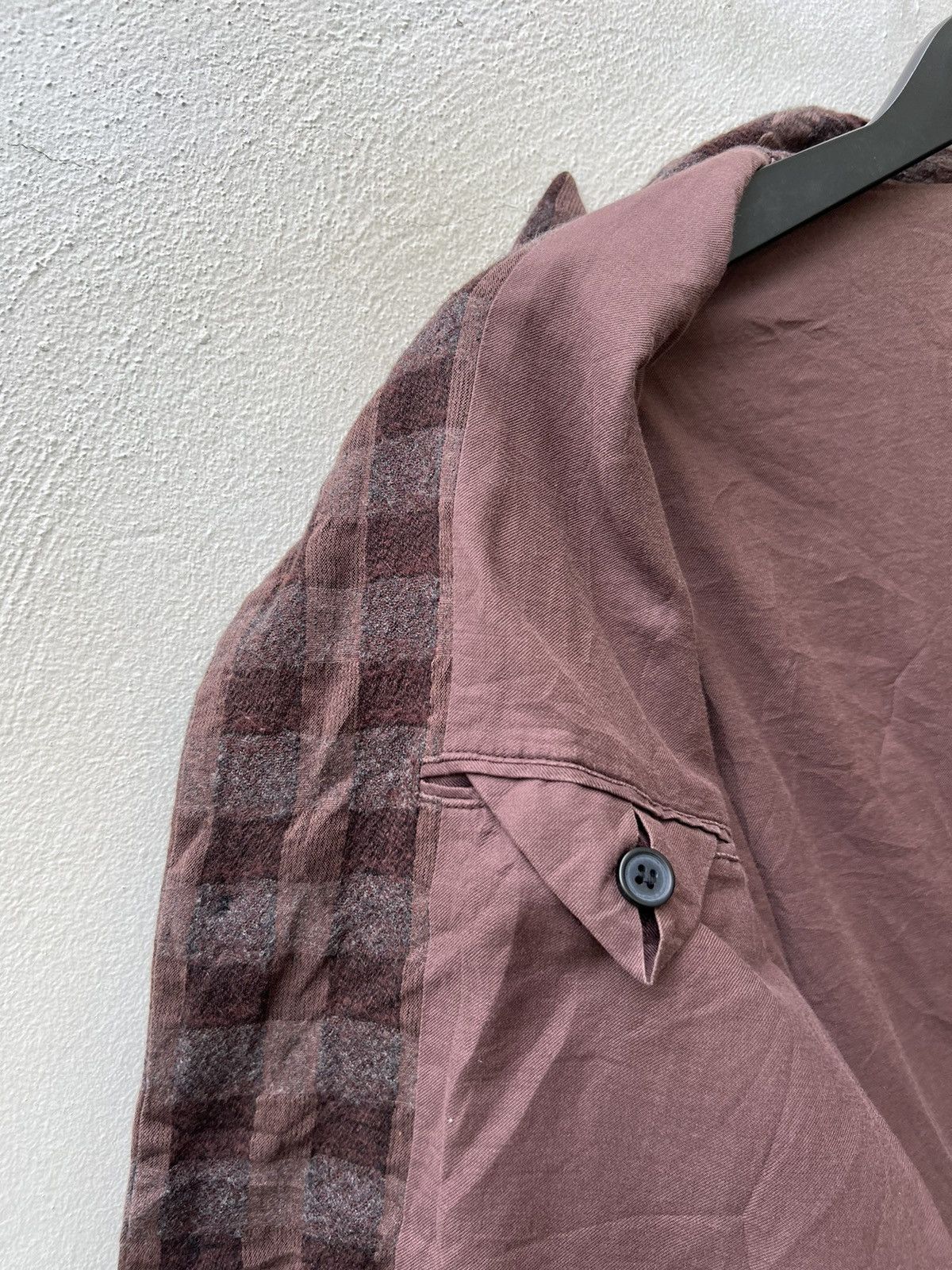PPFM Vintage PPFM Seersucker Checks Wool Tactical Coat Jacket Size US M / EU 48-50 / 2 - 17 Thumbnail