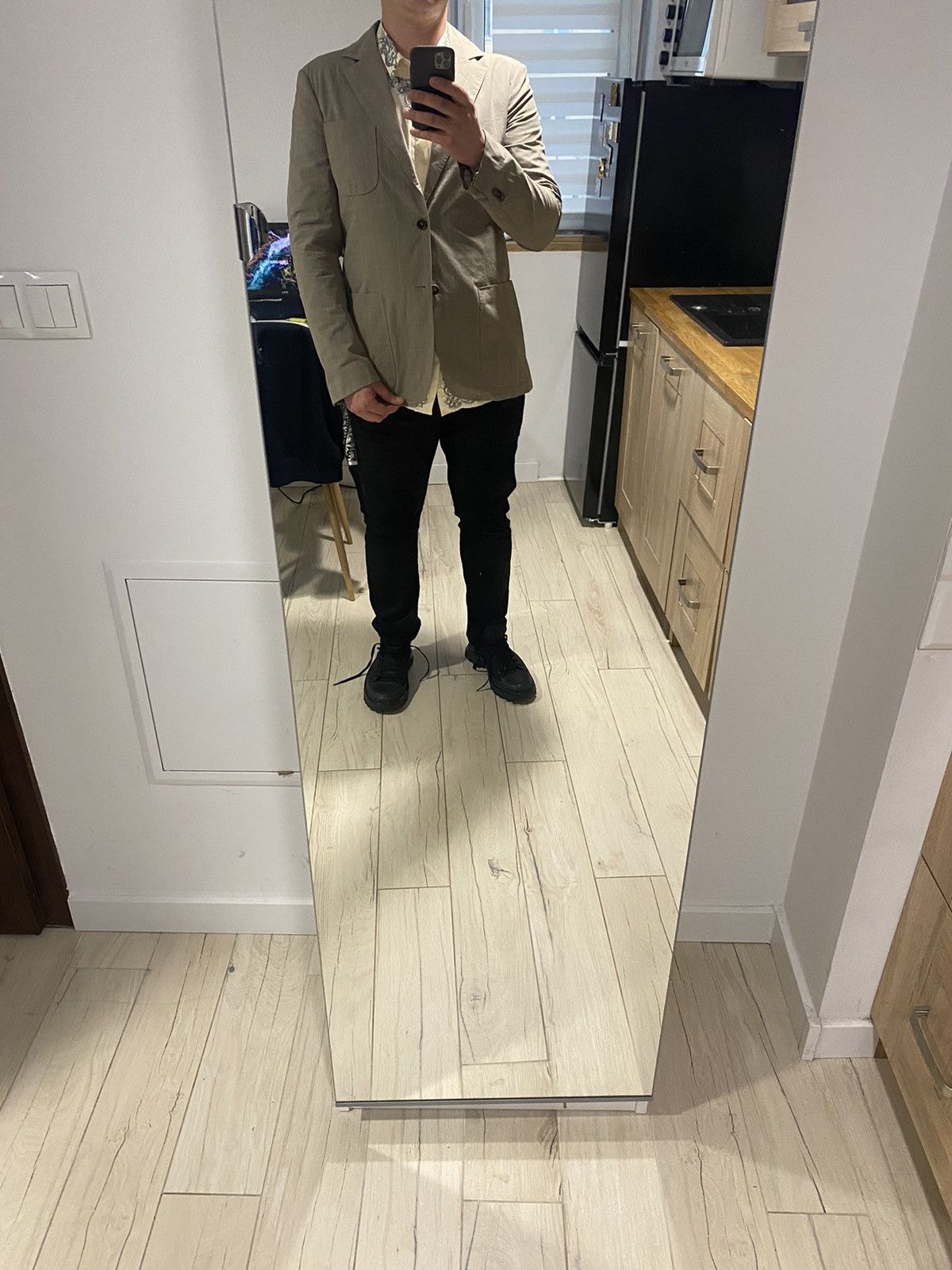 Marni Marni Checkered Tri-Pocket Evening Blazer Size 38R - 1 Thumbnail