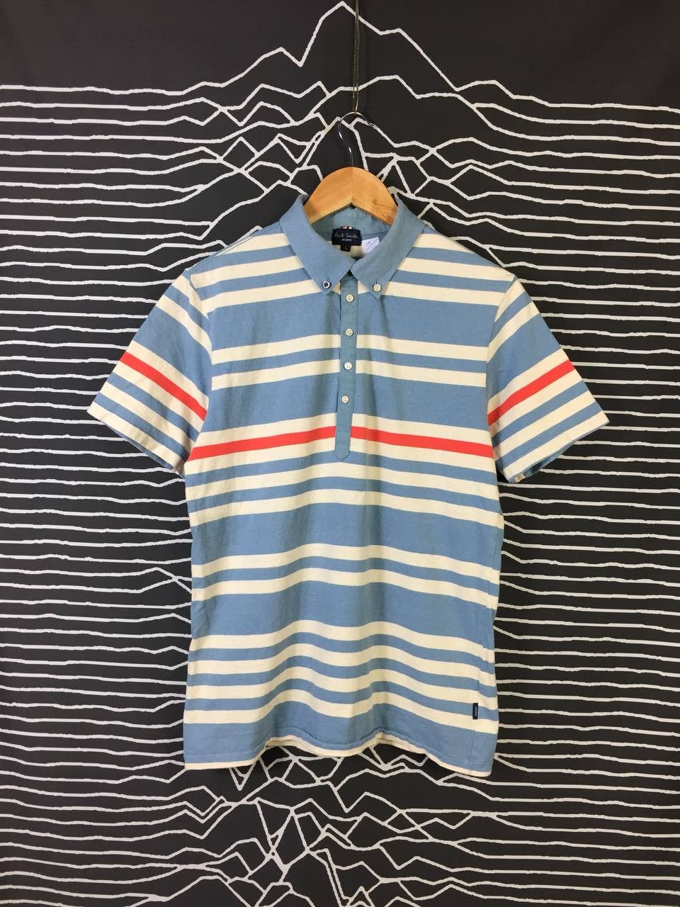 Paul Smith Paul smith Jeans Button Down Striped Polo Tee Size US L / EU 52-54 / 3 - 1 Thumbnail