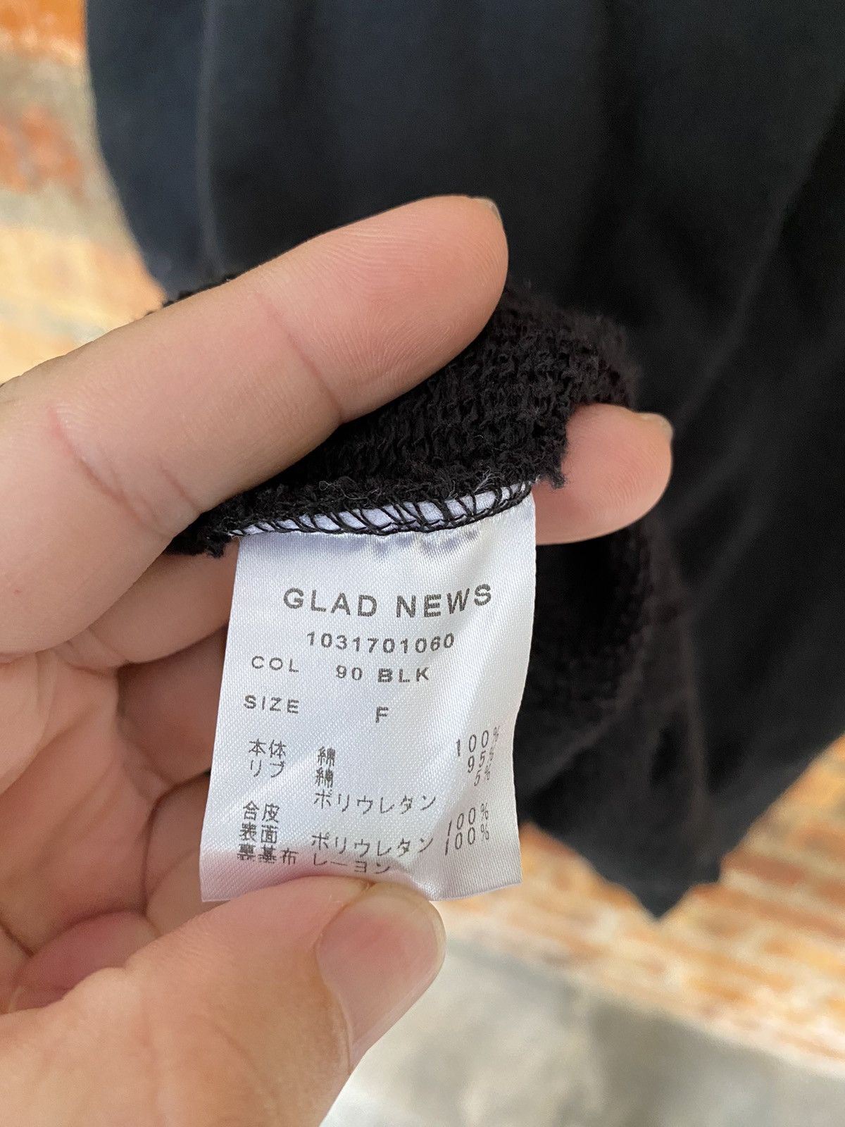 Japanese Brand GLAD NEWS Japan Skull distressed destroy oversize Size US L / EU 52-54 / 3 - 15 Thumbnail