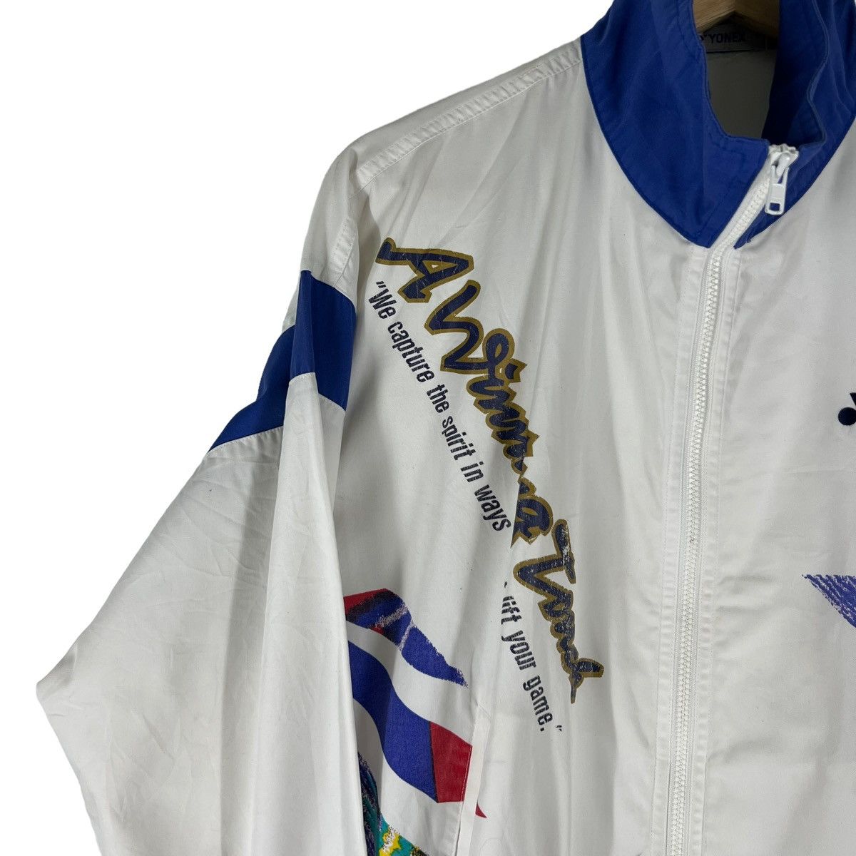 Japanese Brand VINTAGE BOMBER JACKET YONEX JAPAN INSPIRED ISSEY MIYAKE Size US M / EU 48-50 / 2 - 2 Thumbnail
