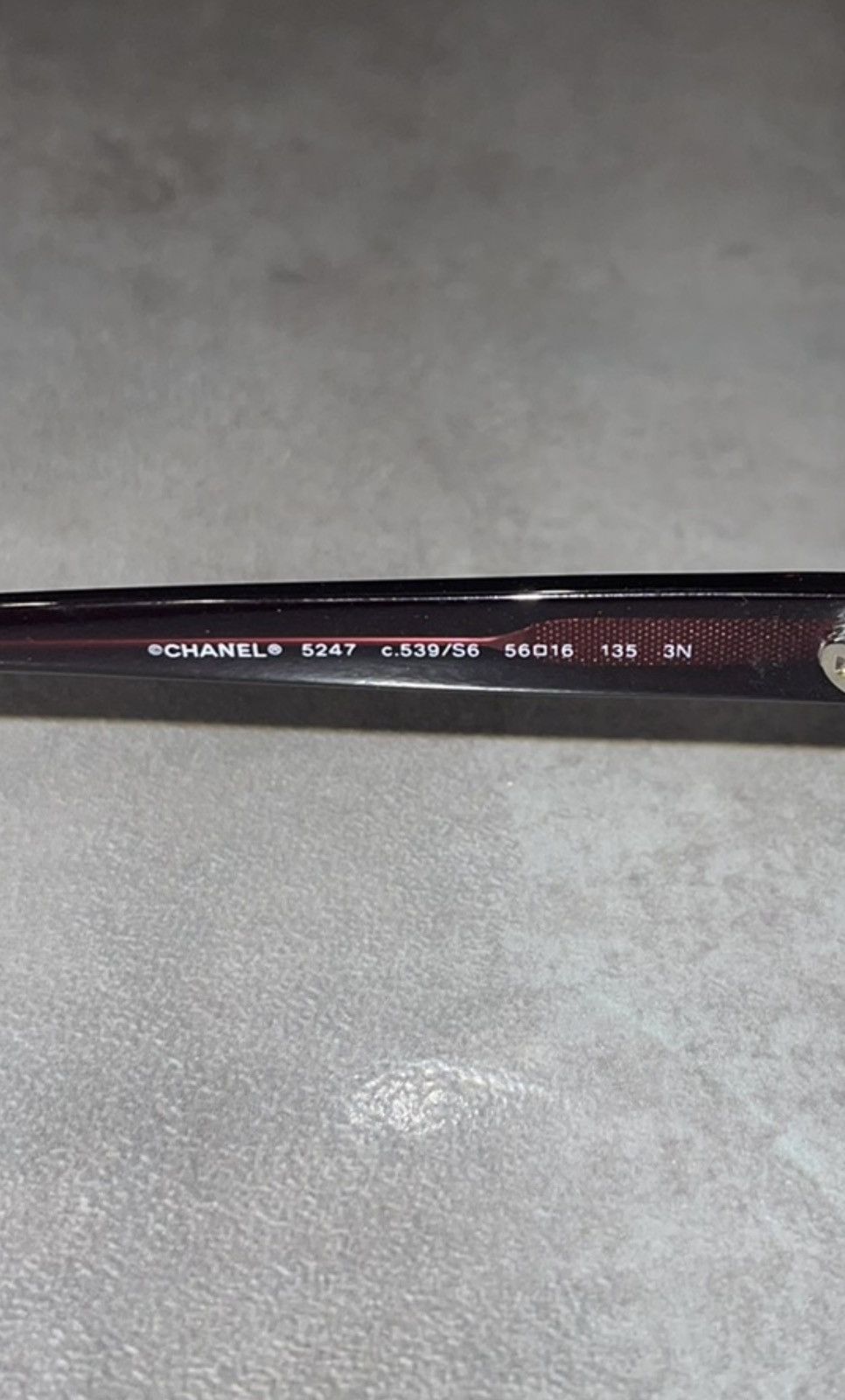 Chanel Chanel 5247 C.539/S6 Dark Red Sunglasses Size ONE SIZE - 14 Thumbnail