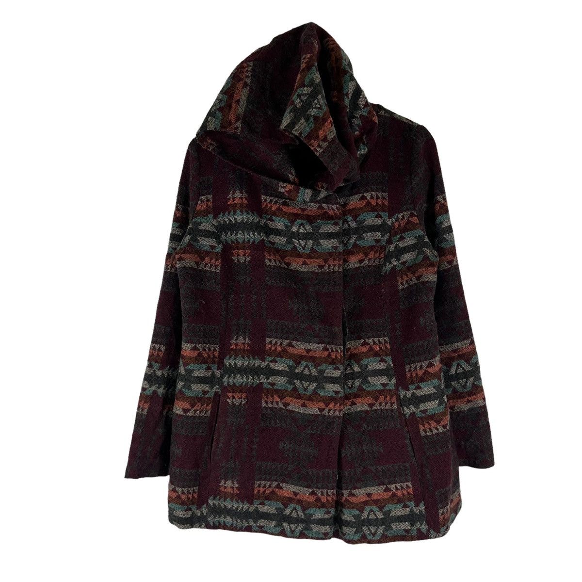 Japanese Brand VINTAGE AZTEC NAVAJO WOOL JACKET MOSSIMO SUPPLY CO 1987 Size US L / EU 52-54 / 3 - 1 Thumbnail
