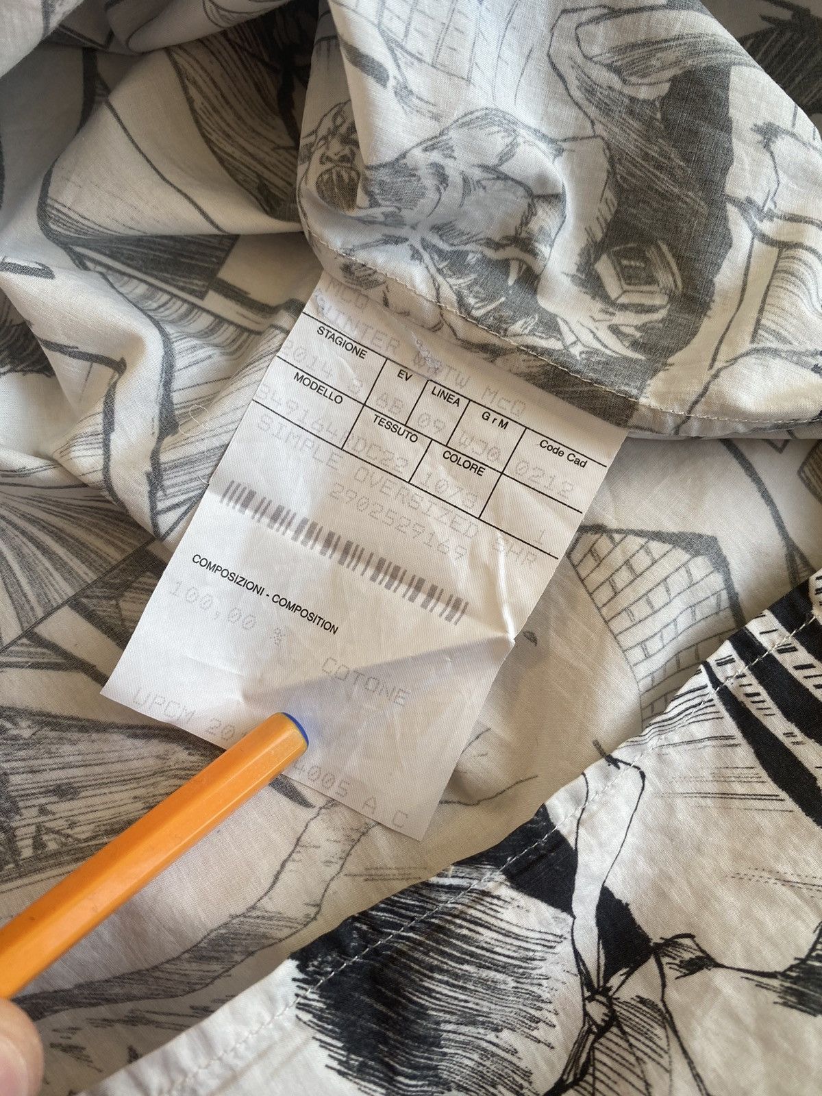 Alexander McQueen Sample! Alexander Mcqueen Anime All Over Printed Shirt Size US M / EU 48-50 / 2 - 13 Thumbnail