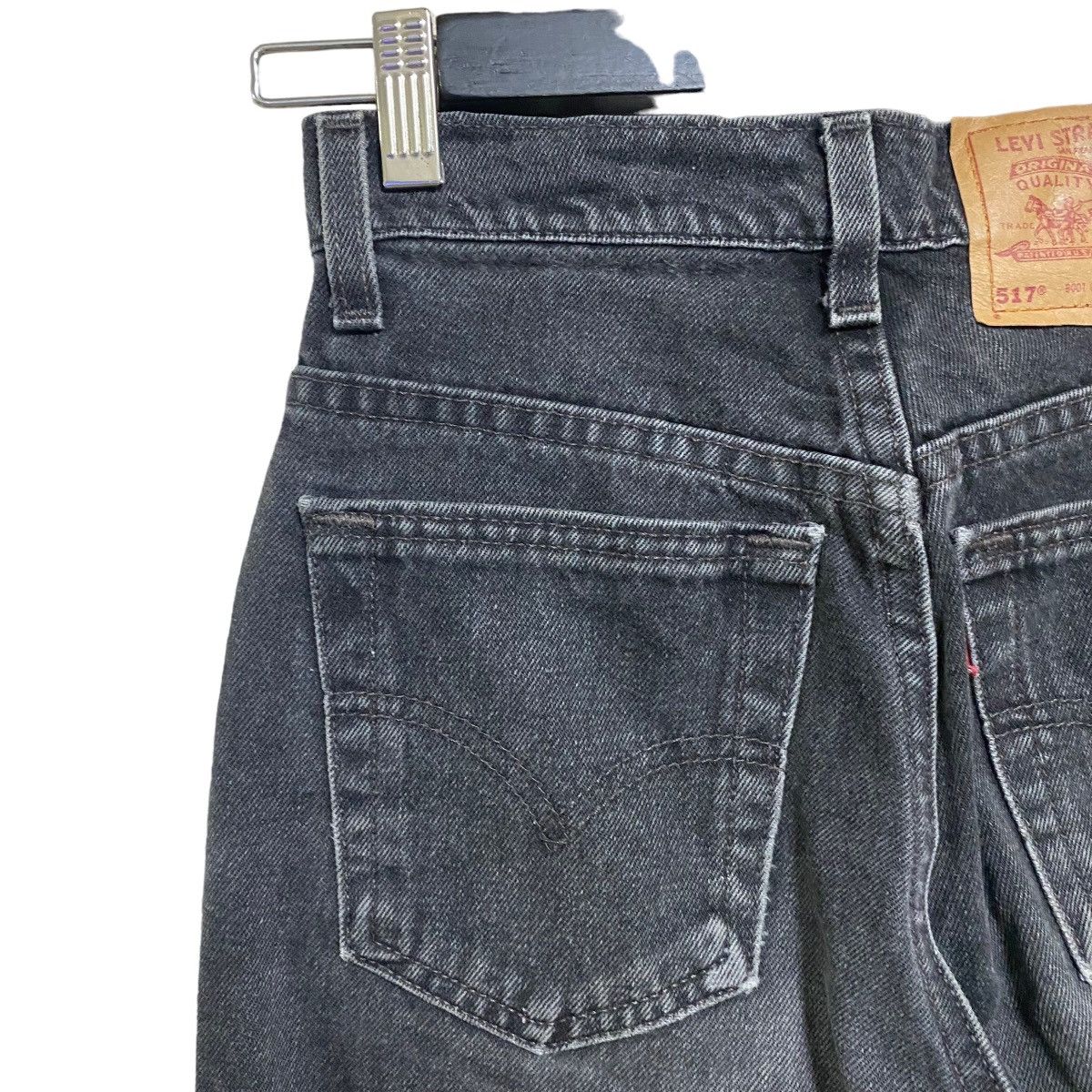 Levi's Vintage 90s Levis 517 Boot cut Jeans Fade Black Size US 26 / EU 42 - 11 Thumbnail