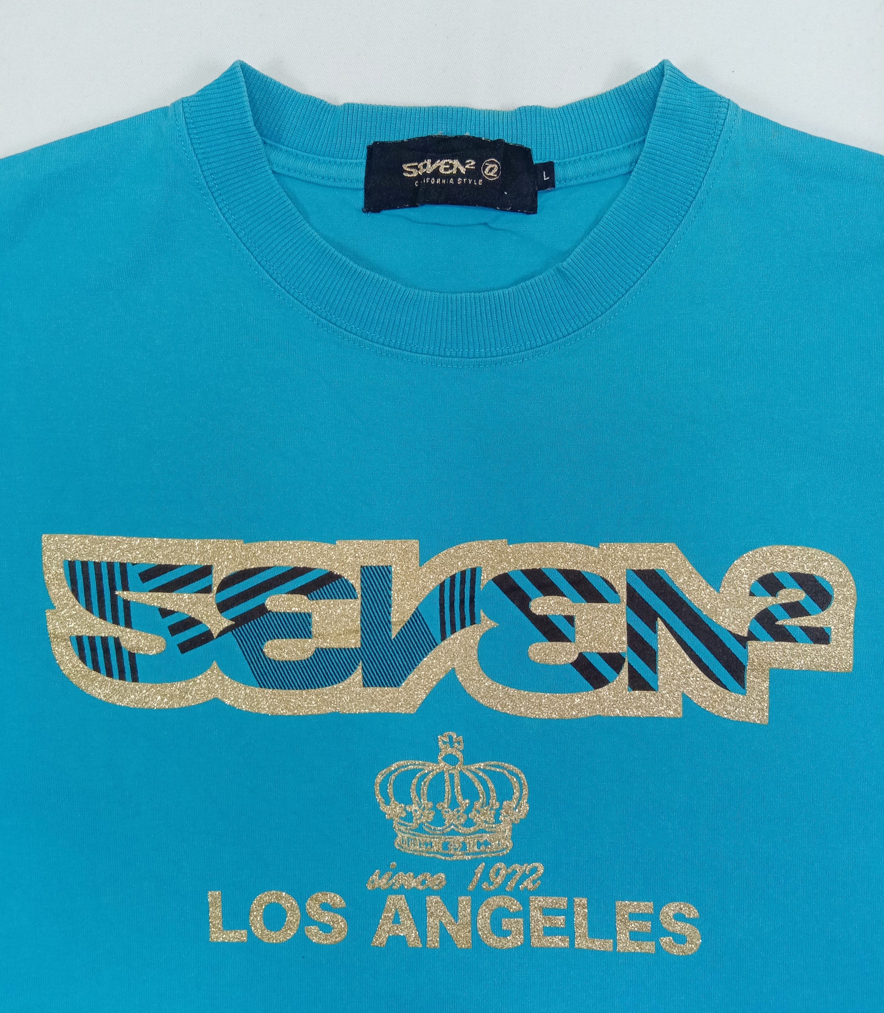 Seven 7 Vintage Seven Los Angeles T Shirt Size US L / EU 52-54 / 3 - 2 Thumbnail