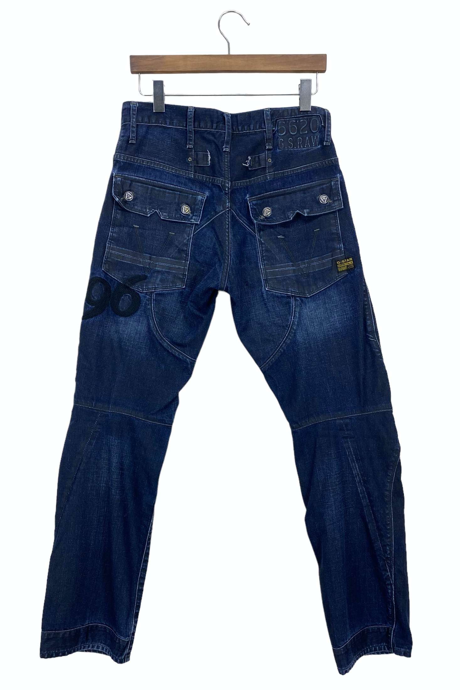G-Star GStar Raw Jeans Knee Distressed Jeans Pants Size US 30 / EU 46 - 1 Thumbnail