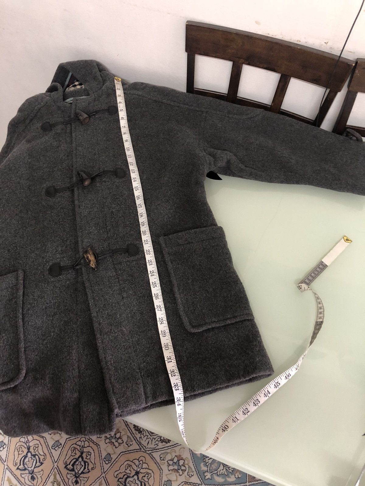 Burberry Vintage Burberry Speciality Nova Check Duffle Coat Size US M / EU 48-50 / 2 - 25 Thumbnail