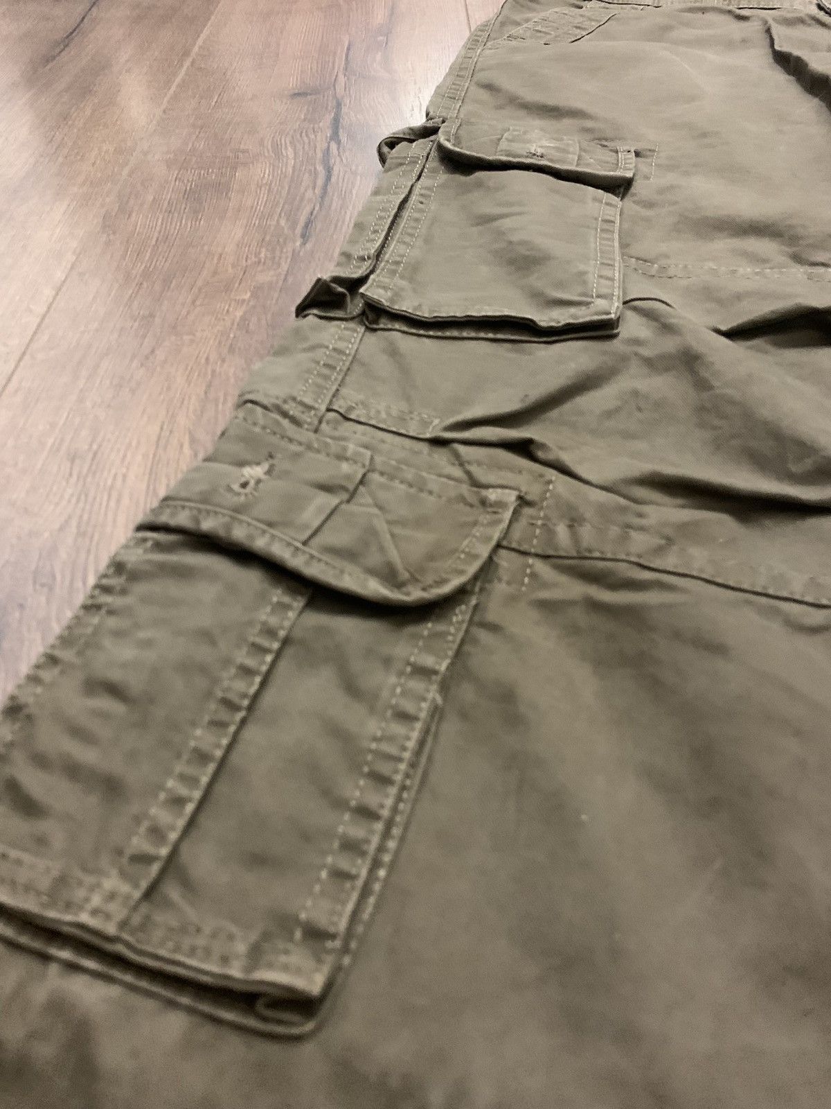 Vintage Vintage Y2K Avant-Garde cargo multi pocket pants distressed Size US 32 / EU 48 - 2 Thumbnail