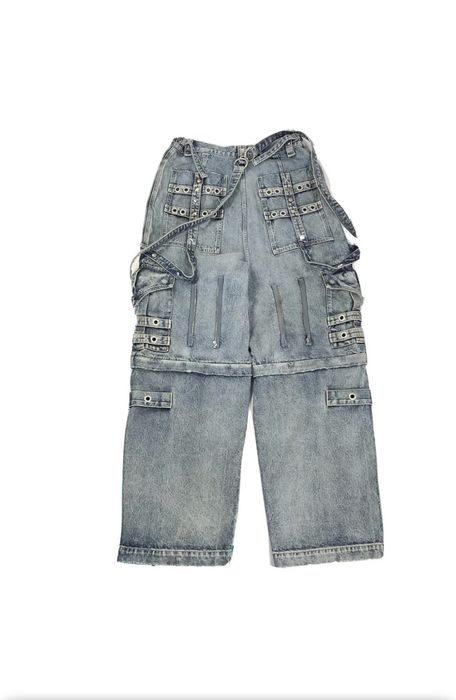 Balenciaga raver discount jeans shorts