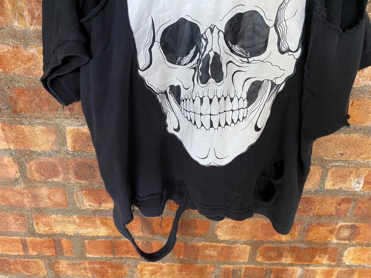 Japanese Brand GLAD NEWS Japan Skull distressed destroy oversize Size US L / EU 52-54 / 3 - 5 Thumbnail