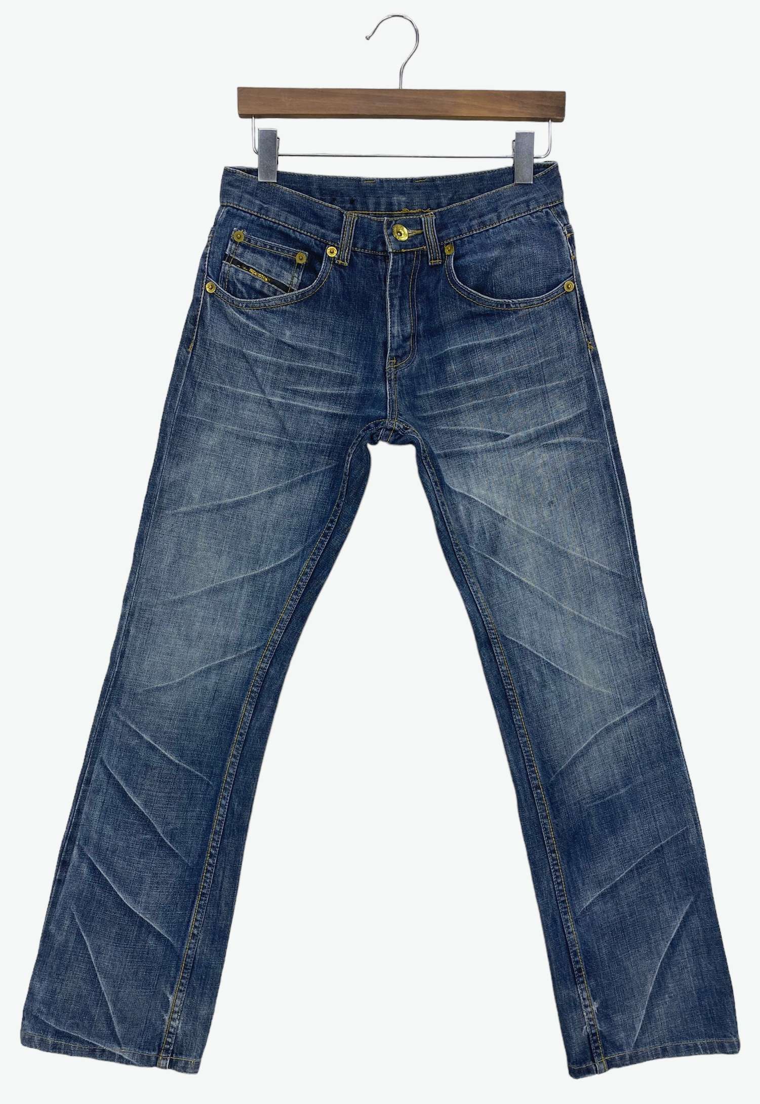 Japanese Brand Apestein Denim Jeans Flare Women Jeans Bootcut Jeans Size US 28 / EU 44 - 2 Thumbnail