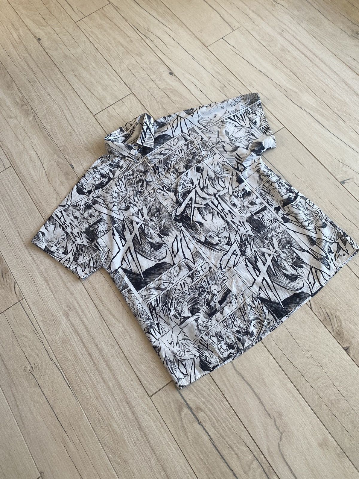 Alexander McQueen Sample! Alexander Mcqueen Anime All Over Printed Shirt Size US M / EU 48-50 / 2 - 3 Thumbnail
