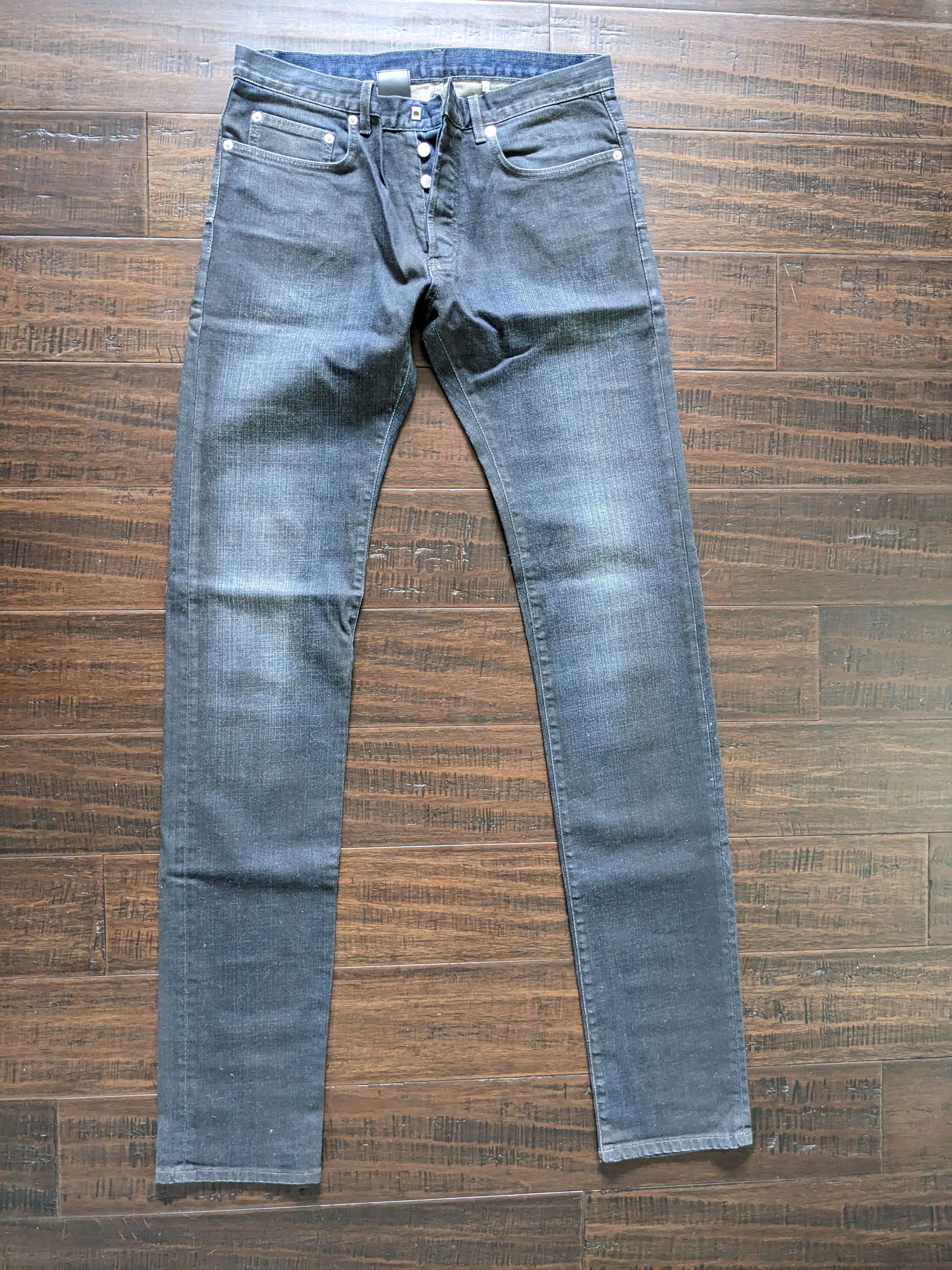 Dior Dark Blue Waxed Denim Grailed