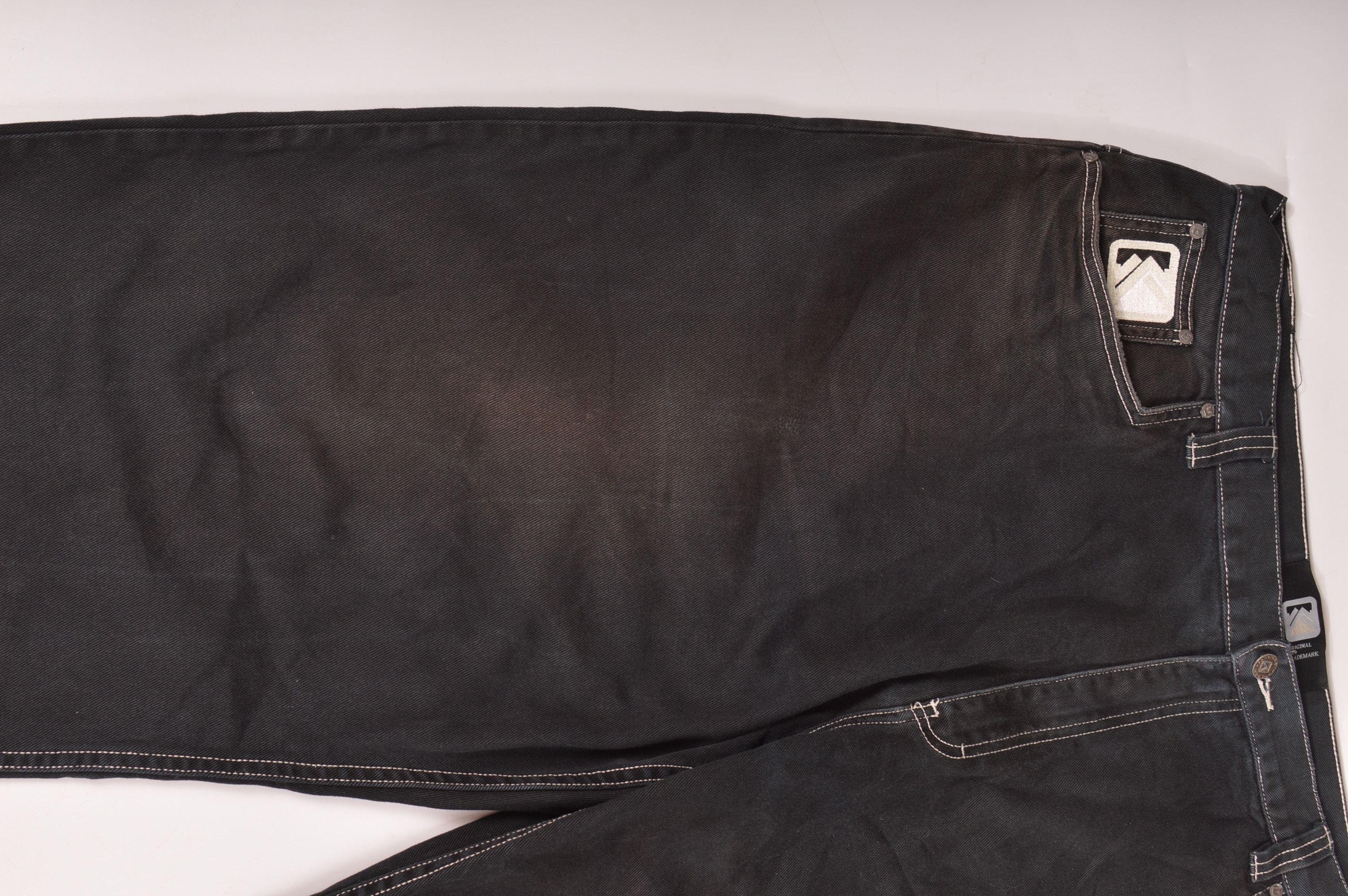Karl Kani × Vintage Karl Kani Vintage Black Faded Wide Hip Hop Jeans Size US 42 / EU 58 - 3 Thumbnail