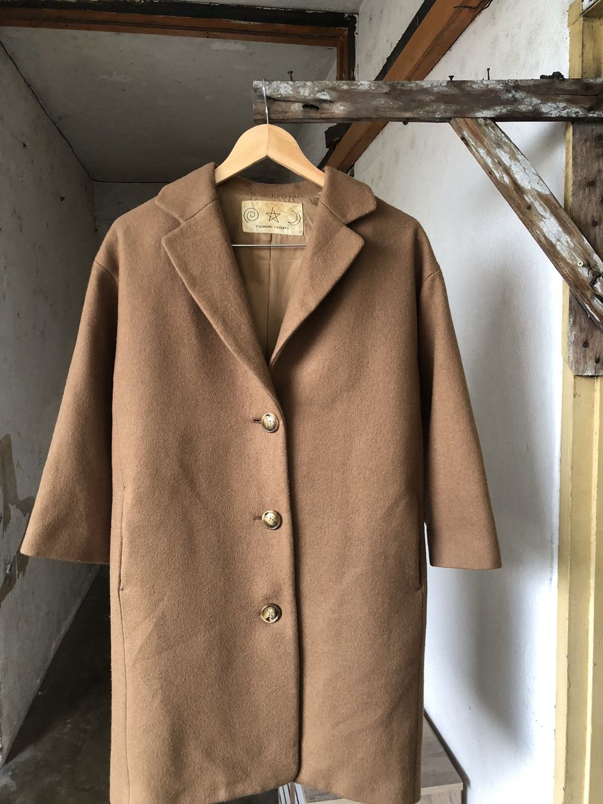 Tsumori Chisato Vintage Issey Miyake Tsumori Chisato Wool Winter Long Coat Size L / US 10 / IT 46 - 8 Thumbnail