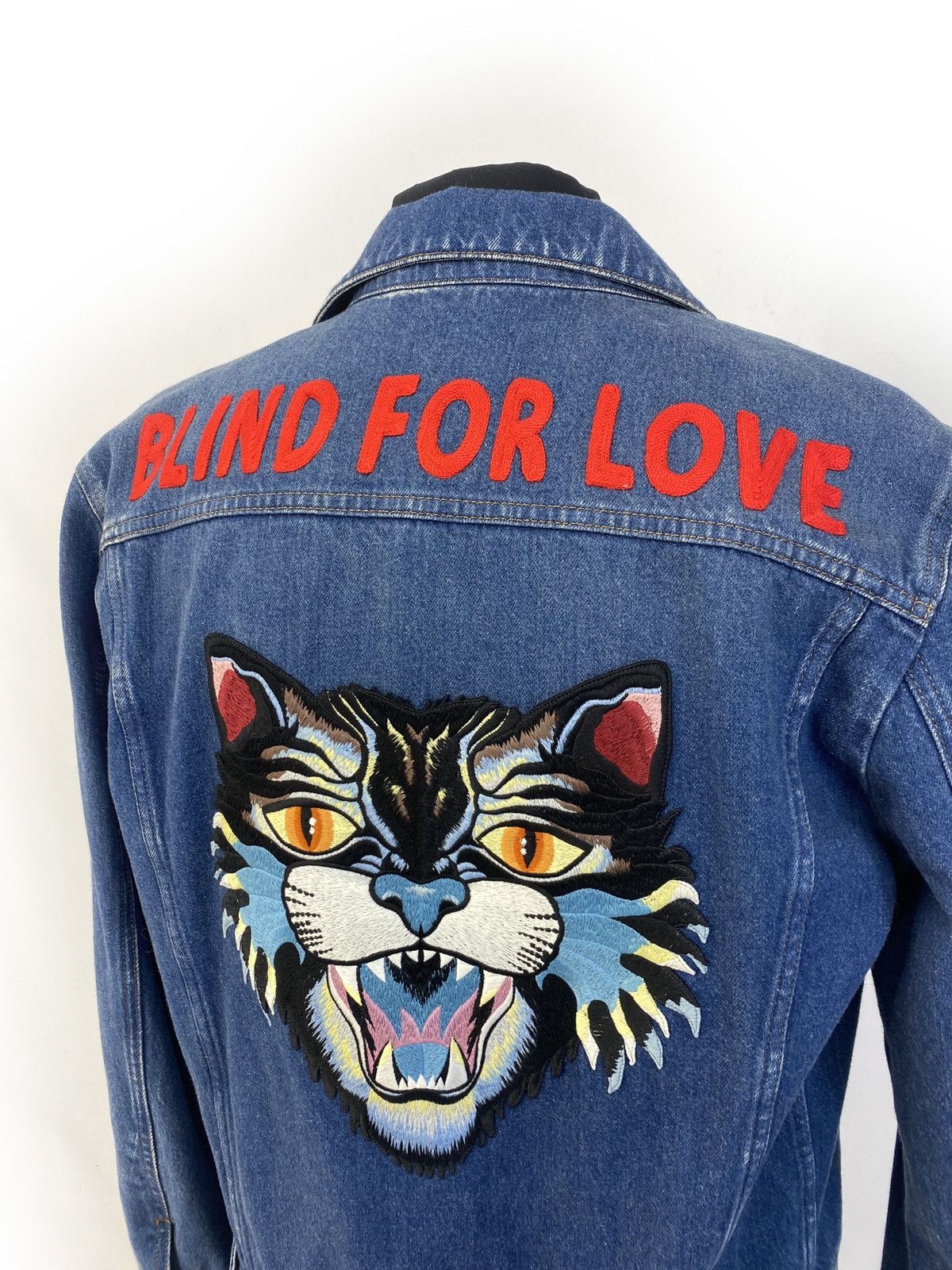 Gucci loved denim on sale jacket