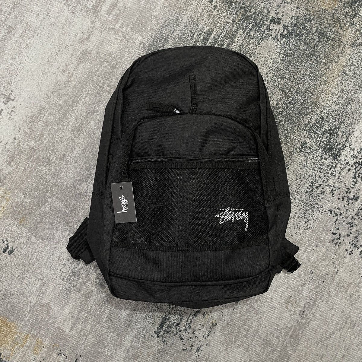 Other OG STUSSY STOCK BACKPACK BLACK Size ONE SIZE - 2 Thumbnail