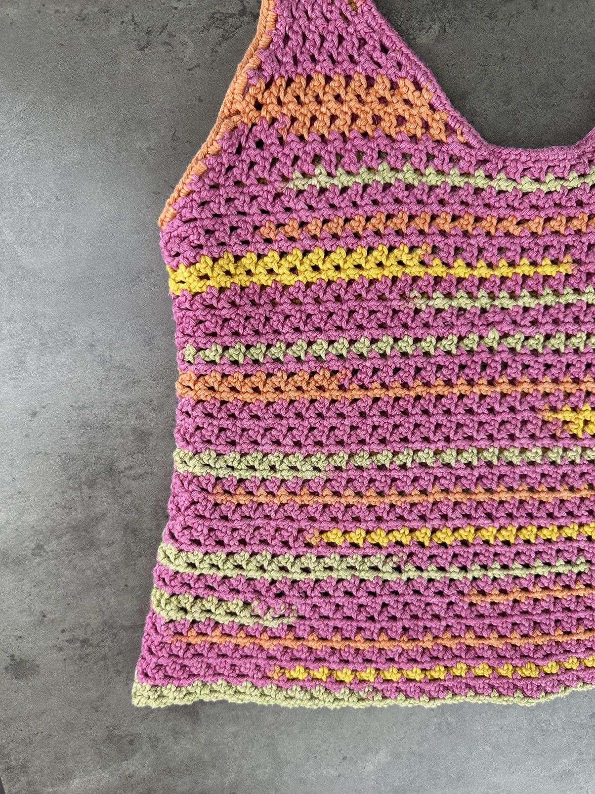 Japanese Brand Vintage Knit Tank Top Size S / US 4 / IT 40 - 9 Thumbnail