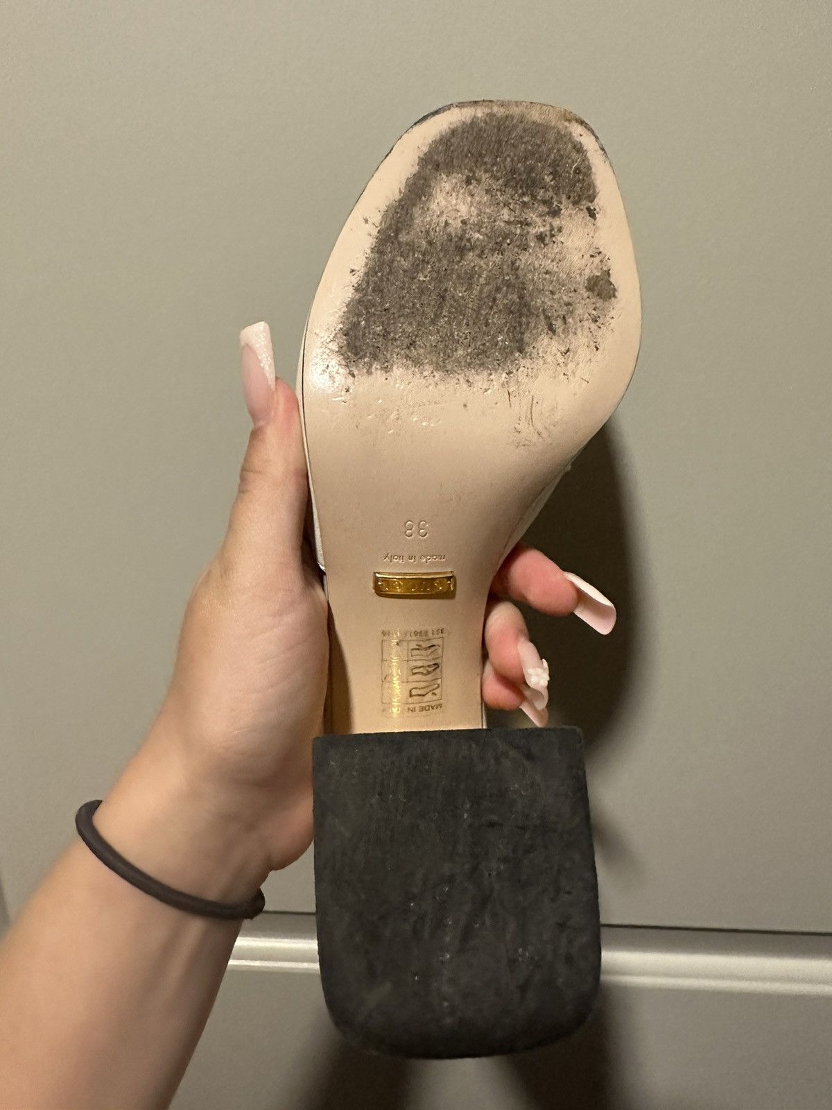 Gucci WOMEN'S SLIDE SANDAL WITH HORSEBIT Size US 7.5 / IT 37.5 - 5 Thumbnail