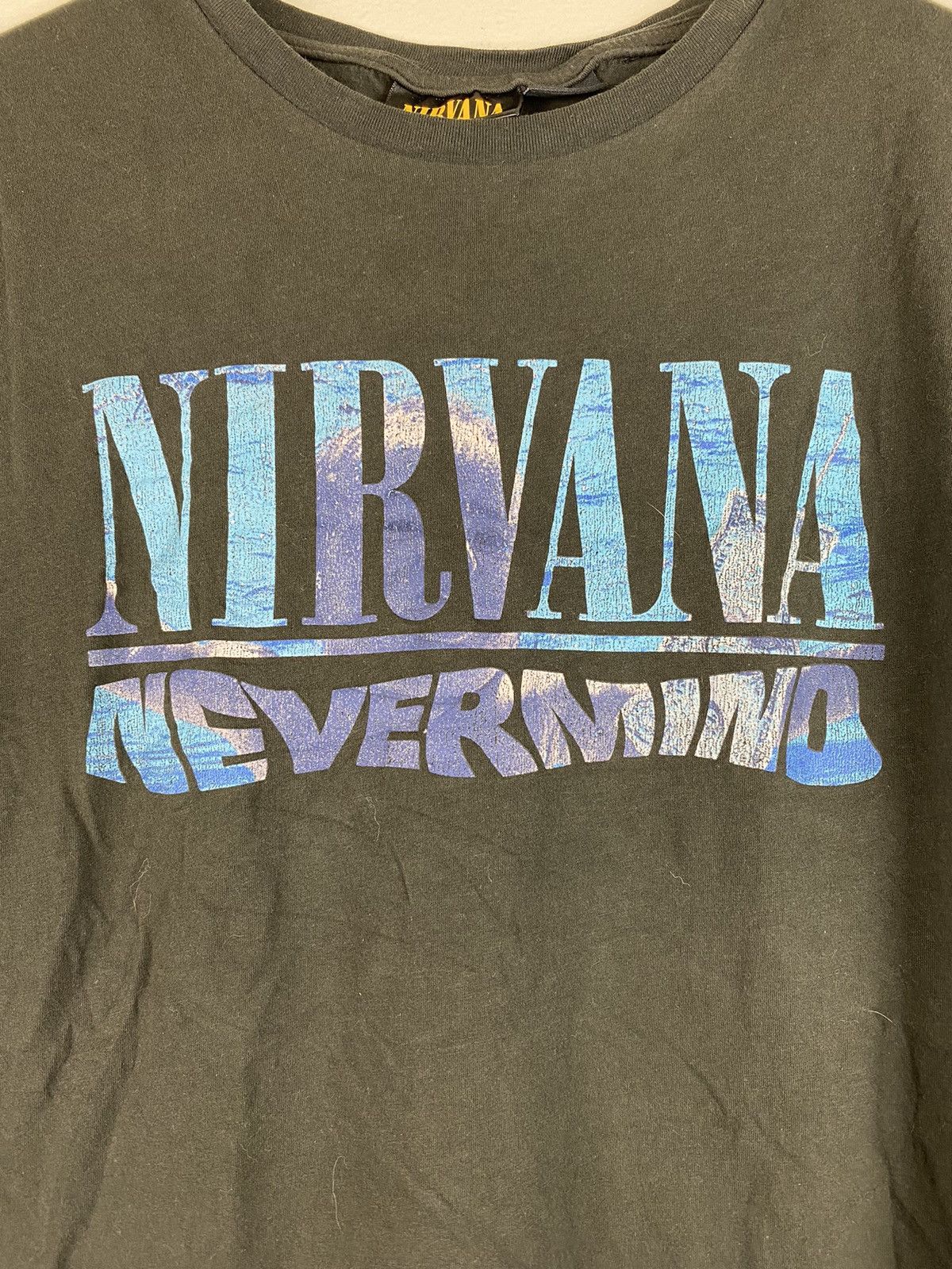 Band Tees × Nirvana Nirvana Nevermind Kurt Cobain Black Washed T Shirt Tee Size US M / EU 48-50 / 2 - 2 Thumbnail