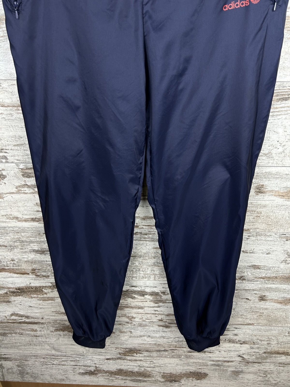 Adidas × Vintage Mens Vintage Adidas nylon Pants drill sweatpants joggers y2k Size US 36 / EU 52 - 6 Thumbnail