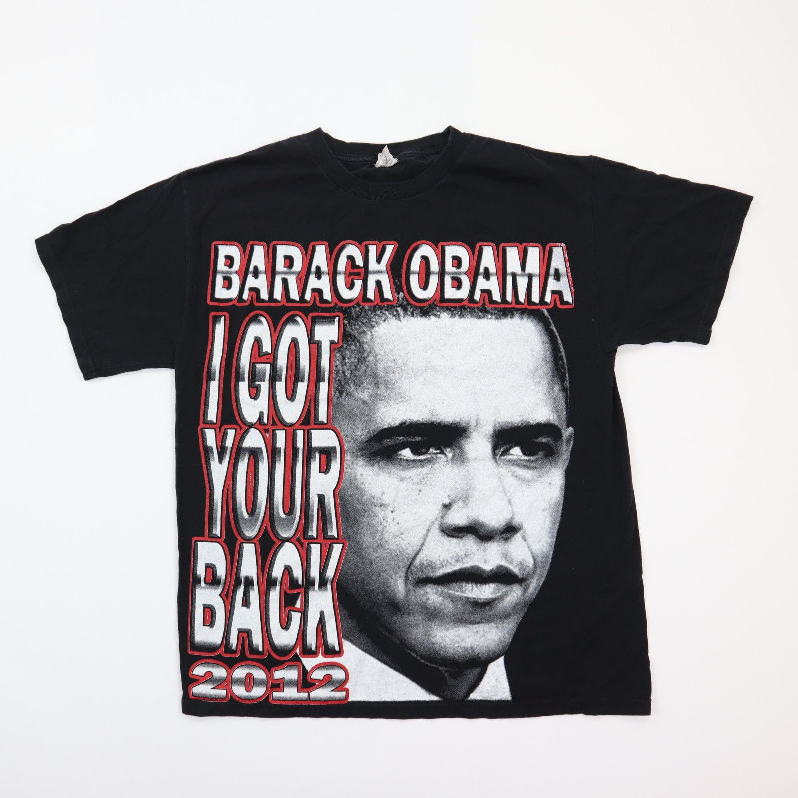 Rap Tees Tee Barack Obama Big Face T Shirt Grailed