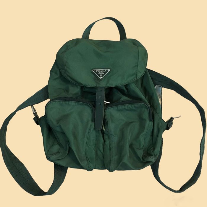Vintage Prada Nylon Backpack Grailed