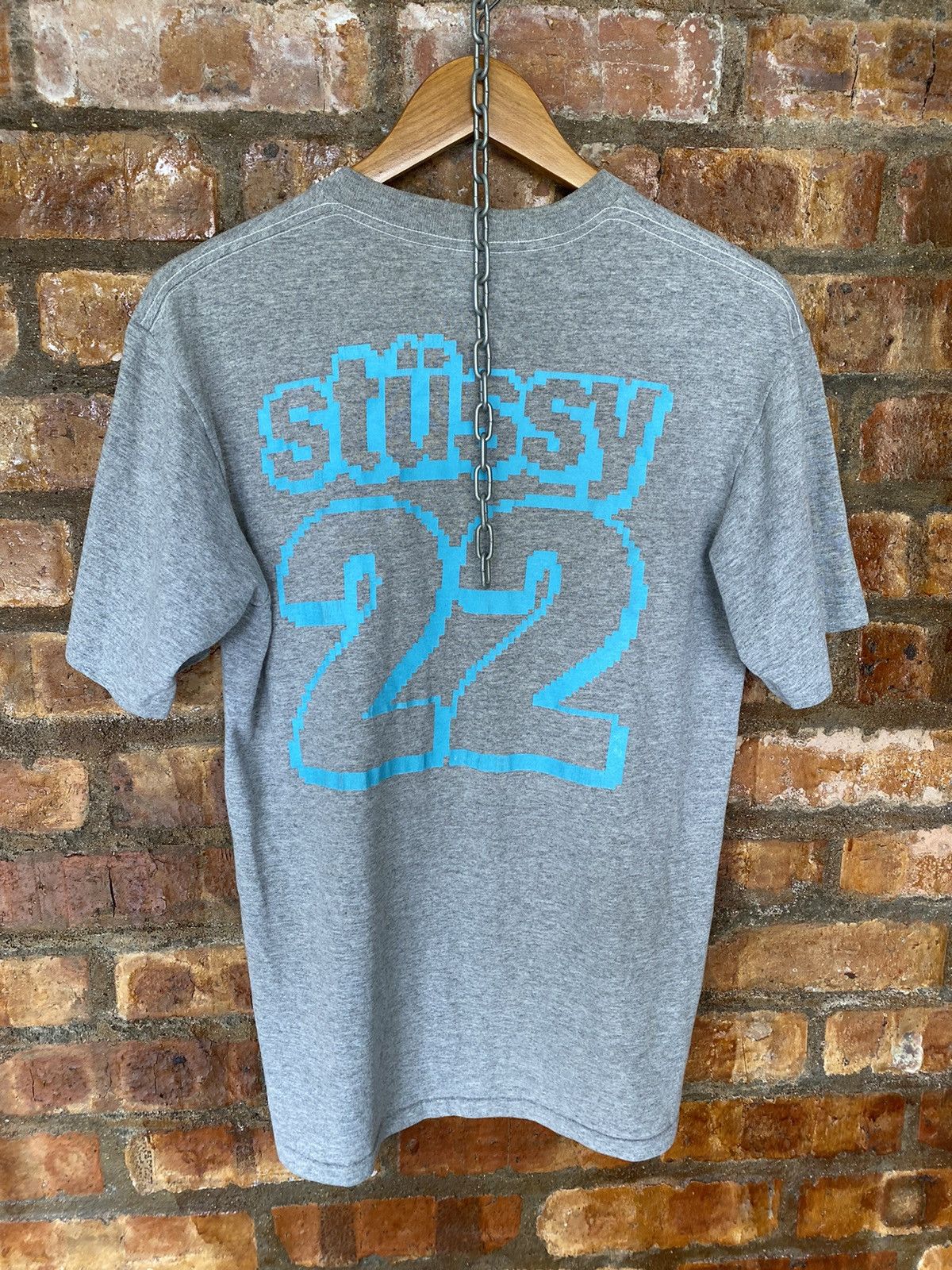 Stussy 2003 STUSSY DIGITAL LOGO cross bone TEE Size US M / EU 48-50 / 2 - 7 Thumbnail