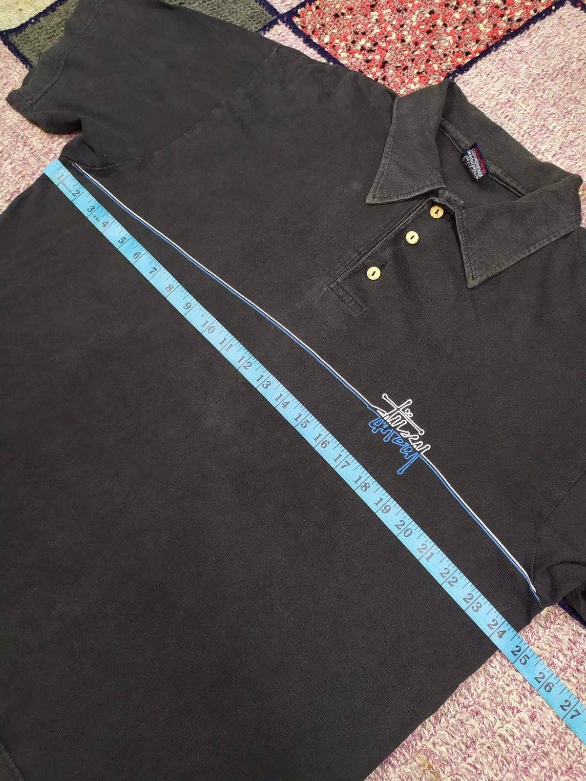 Japanese Brand Stussy Polo Tee Size US L / EU 52-54 / 3 - 4 Thumbnail