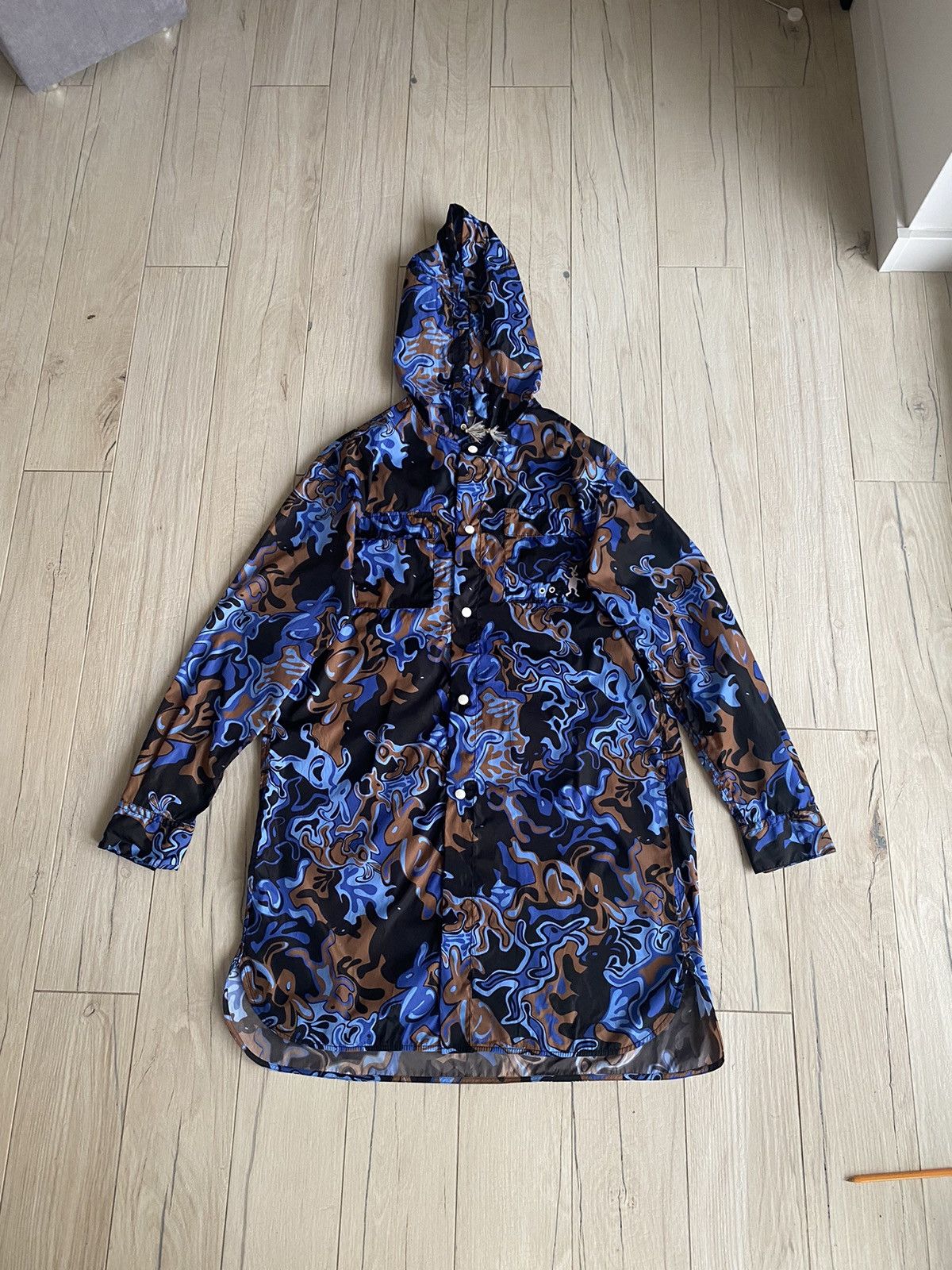 Marni SS19 Marni Dance Bunny All Over Printed Raincoat Size US M / EU 48-50 / 2 - 3 Thumbnail