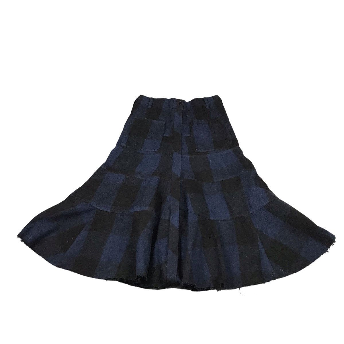 Comme des Garcons COMME DES GARÇONS WOOL FLANNEL ZIPPIER SKIRT PANTS Size US 30 / EU 46 - 2 Thumbnail