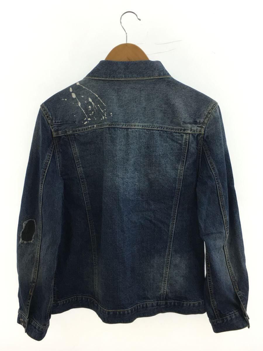 Number (N)ine Paint Splatter Patch Repair Denim Jacket Size US M / EU 48-50 / 2 - 2 Thumbnail
