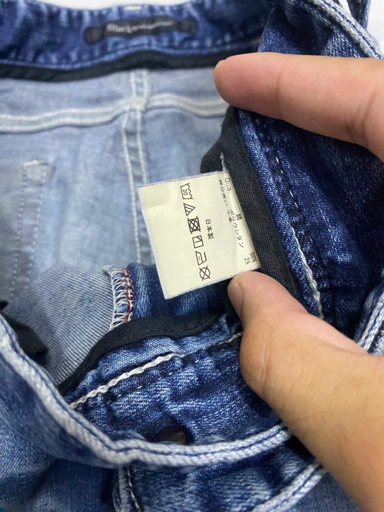 Hysteric Glamour × If Six Was Nine × Vanquish BLACK BY VANQUISH DISTRESSED SKINNY DENIM JEANS WOMEN Size 30" / US 8 / IT 44 - 7 Thumbnail