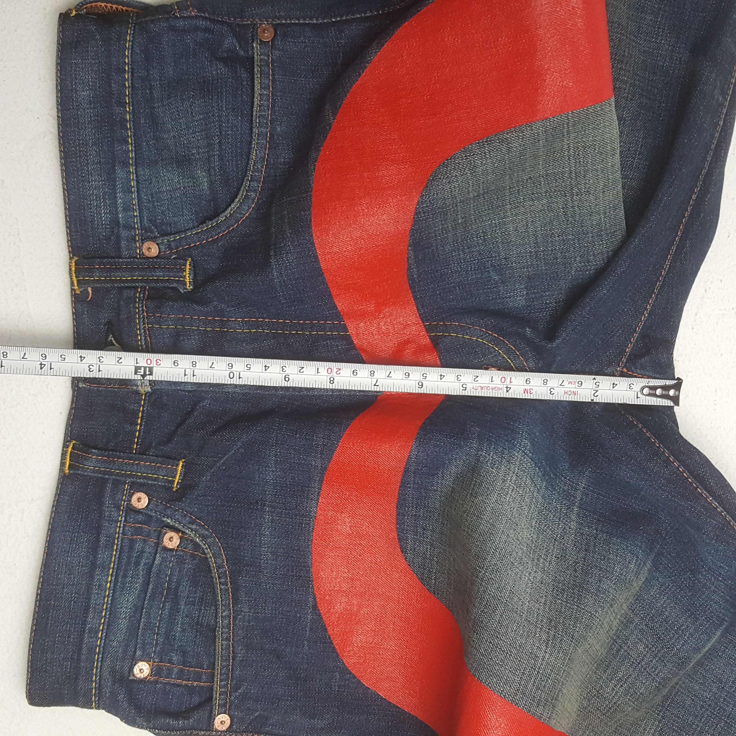Evisu Vintage Evisu Japanese Brand Daicock Custom Art Denim Jeans Size US 30 / EU 46 - 10 Thumbnail