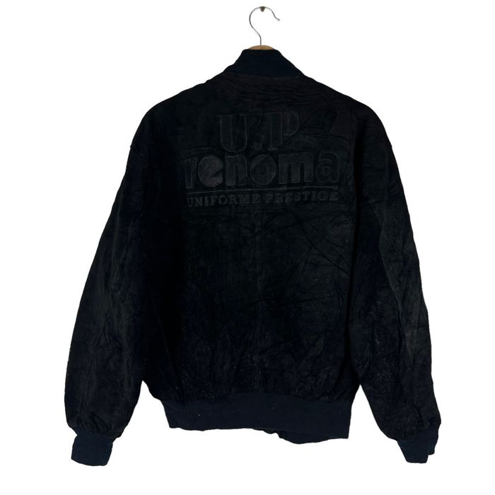 Japanese Brand RARE LEATHER BOMBER JCKET RENOMA INSPIRED MA-1 ISSEY ...