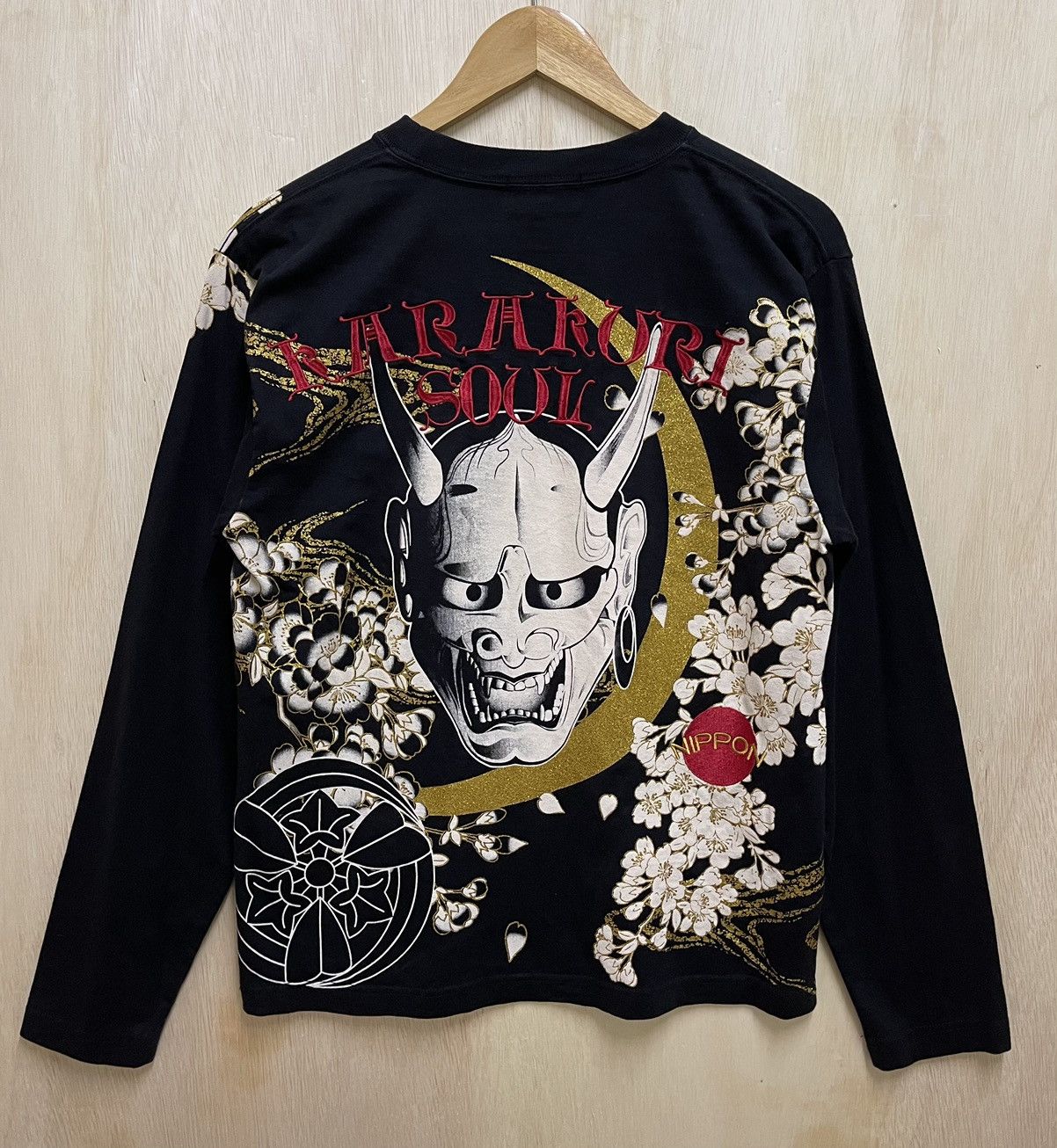 Karakuri Tamashii Vtg’Y2K🔥KARAKURI TAMASHI🔥Embroidered Long Sleeve Shirt Size US M / EU 48-50 / 2 - 1 Thumbnail