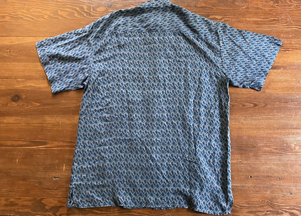 Robert Stock Vintage 80’s Robert Stock Silk Standing Collar Button Up Size US L / EU 52-54 / 3 - 11 Thumbnail