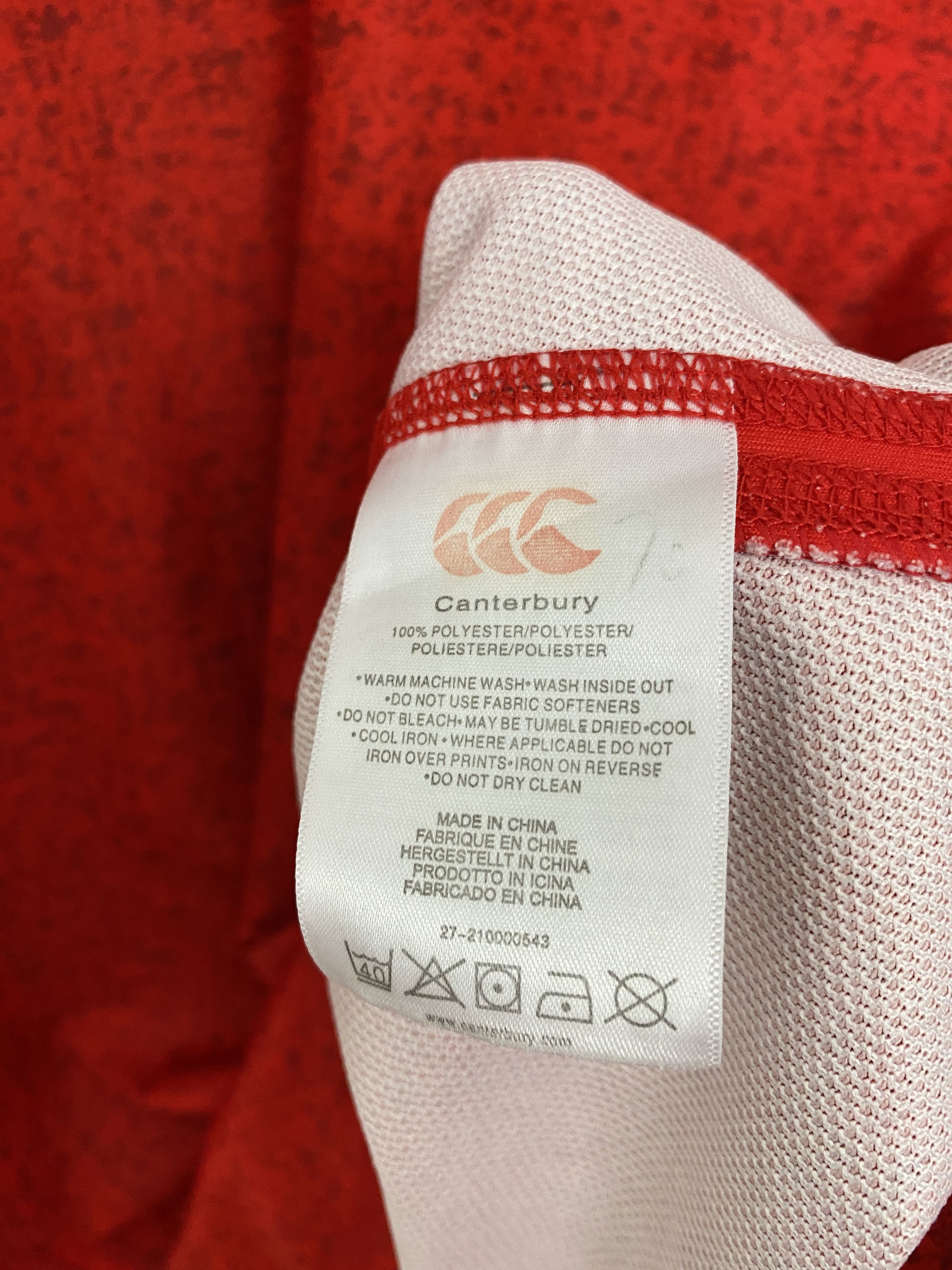 Canterbury of New Zealand England World Cup 2019 Japan Rugby Jersey Away Shirt 2XL Size US XXL / EU 58 / 5 - 4 Thumbnail