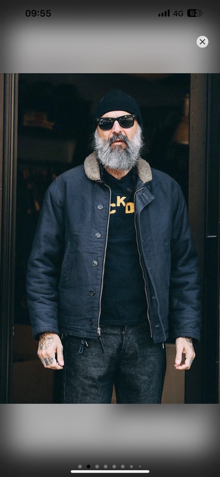 Vintage ALPHA INDUSTRIES INC. U.S.A.L INSPIRED BY BUZZ RICKSON Size US XL / EU 56 / 4 - 2 Thumbnail