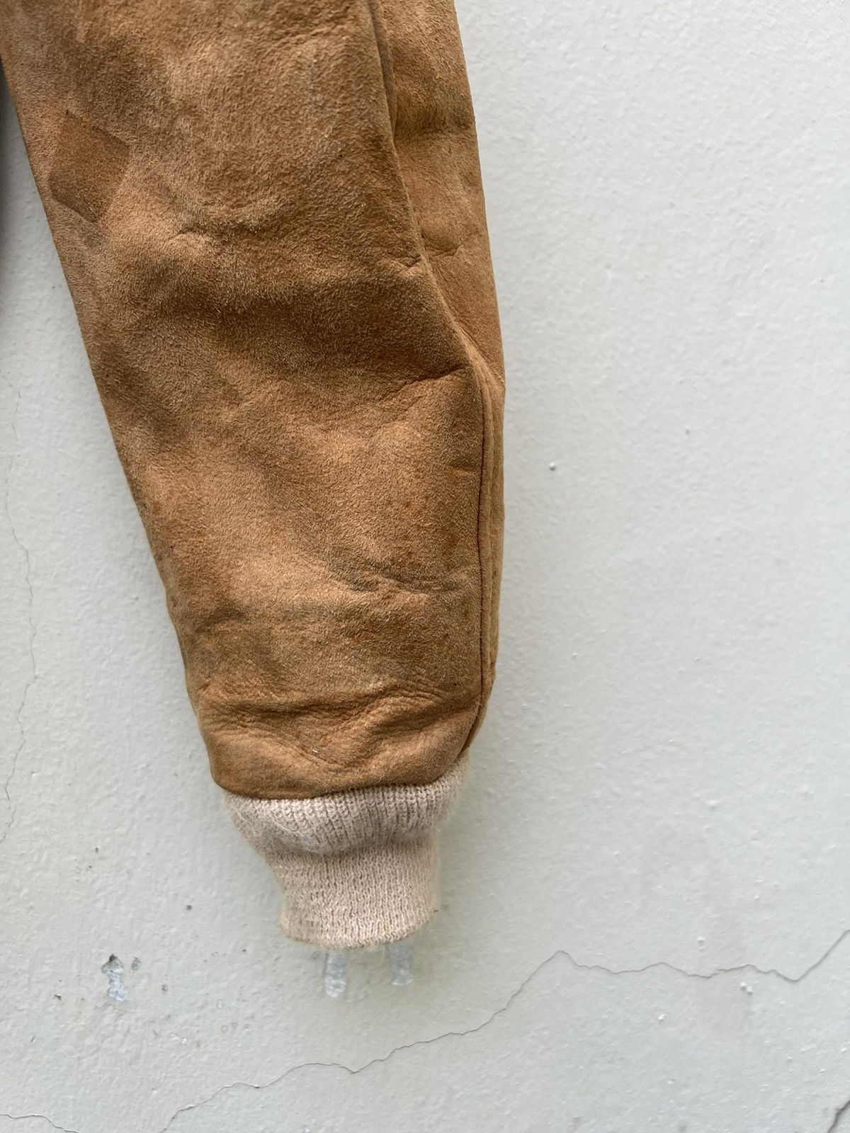 Leather 50s 60s Sierra Silton Dirty Patina Suede Leather Jacket Size US S / EU 44-46 / 1 - 20 Thumbnail